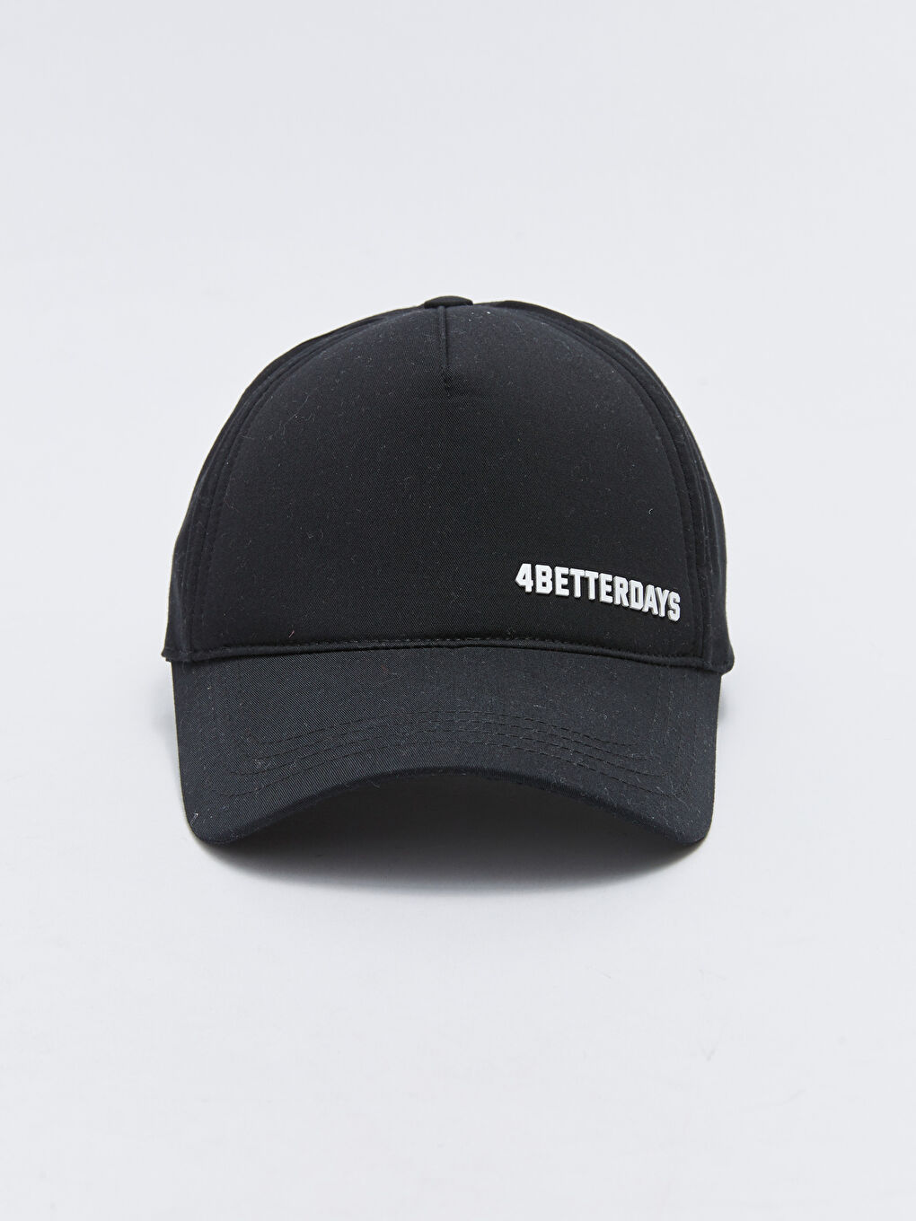 Siyah Baskılı Erkek Kep Şapka-2