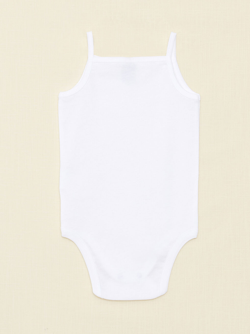 Square Collar Suspended Basic Cotton Baby Girl Snap Fastener Body 5 Pack-6