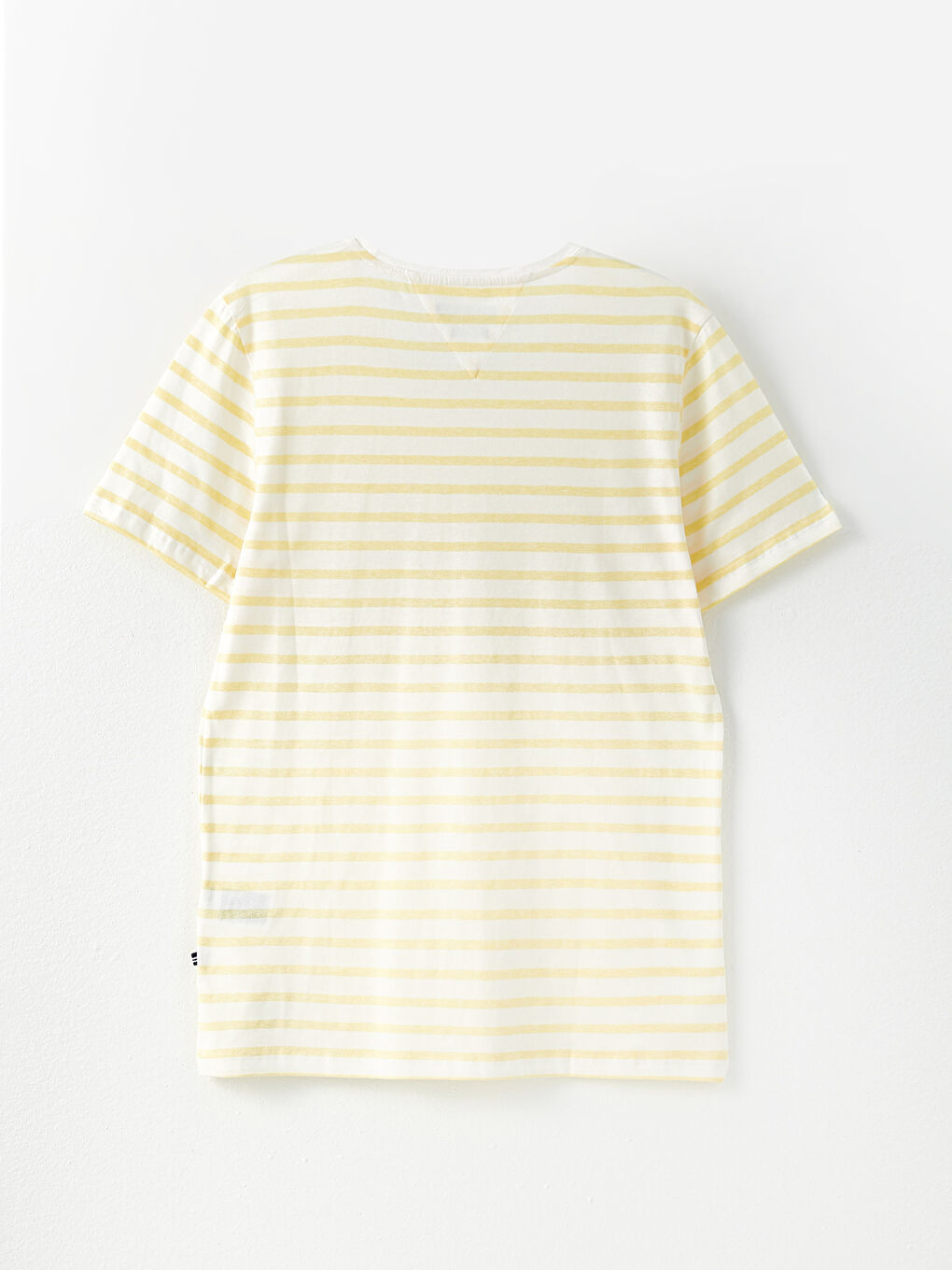 Crew Neck Short Sleeve Striped Jersey Men's T-Shirt-5