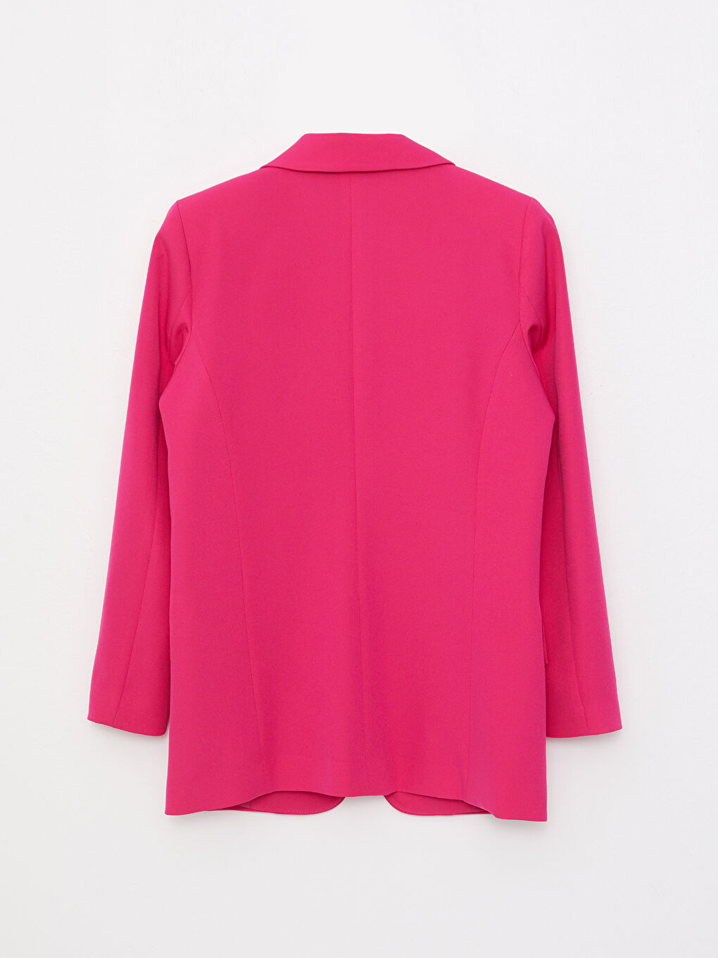 جاكيت بليزر للسيدات بأزرار وكم طويل عادي-6