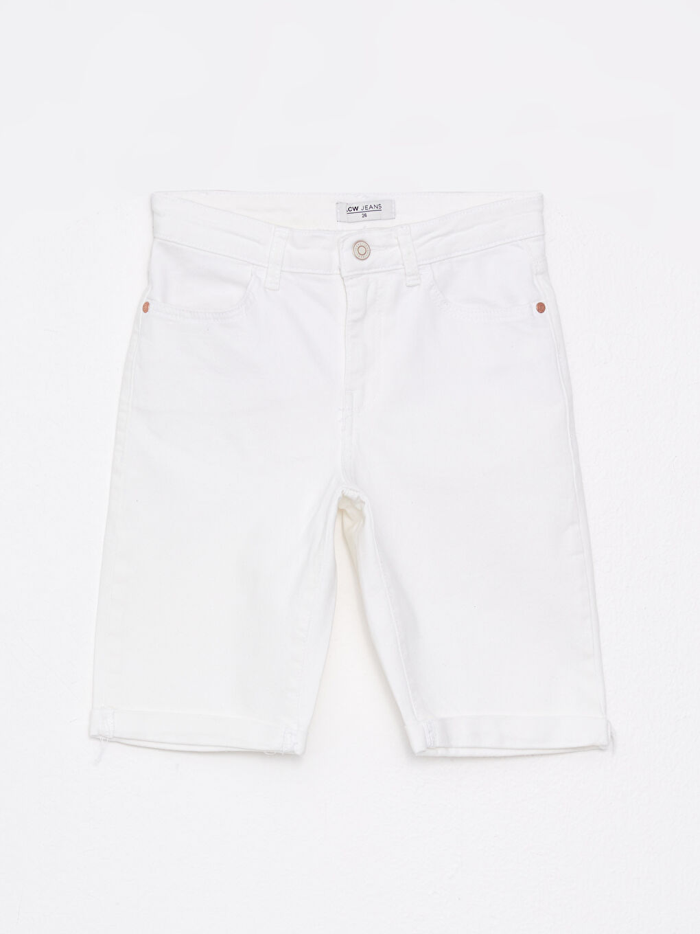 Slim Fit Straight Pocket Detailed Women's Rodeo Jean Shorts -S2LG45Z8-844