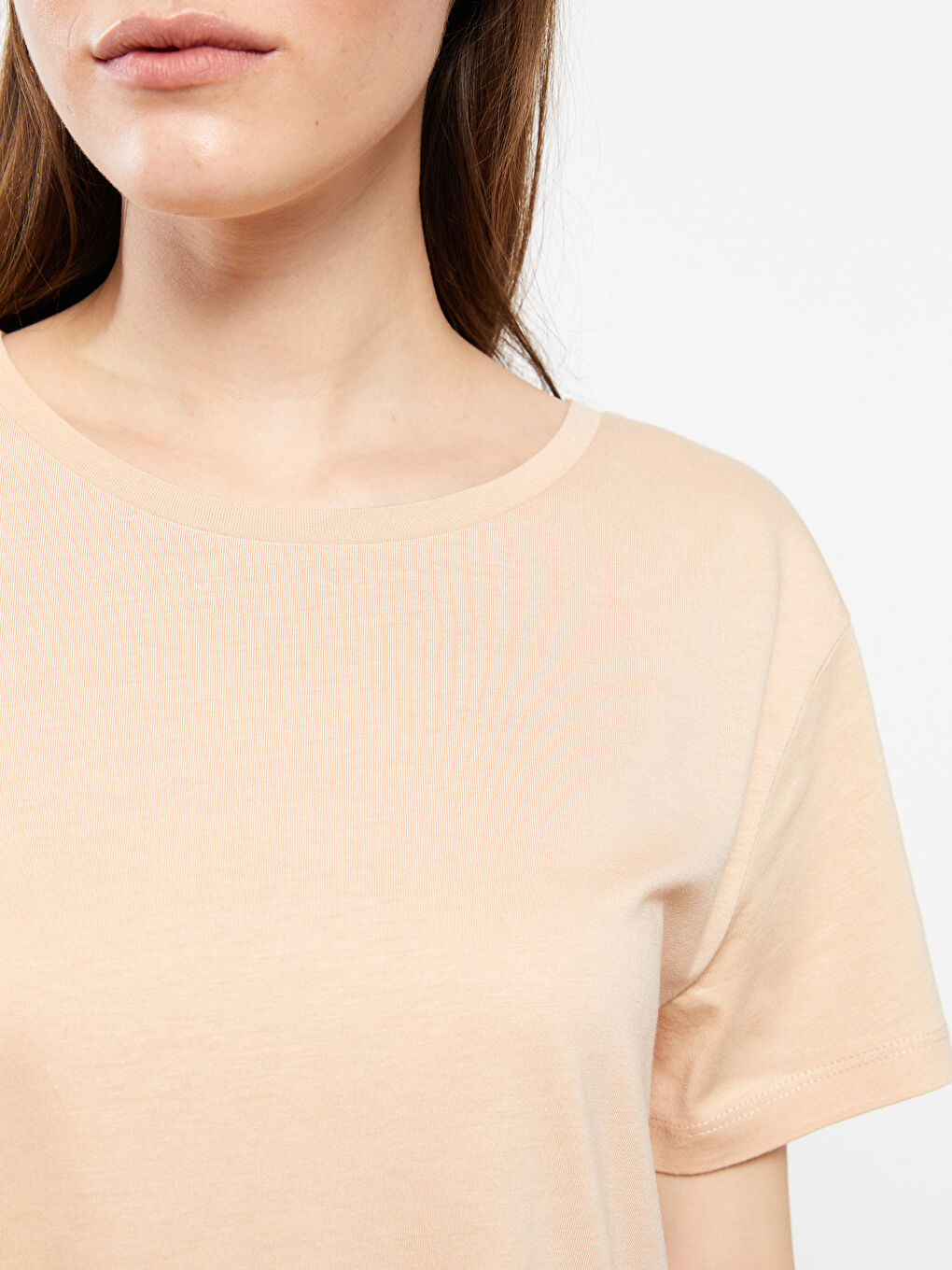 Crew Neck Women's Nightdress-3