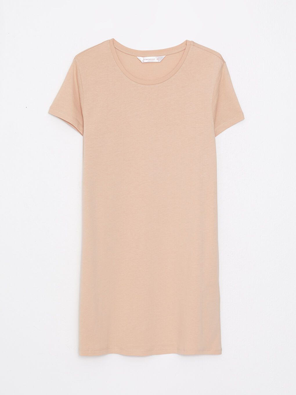 Crew Neck Women's Nightdress-5