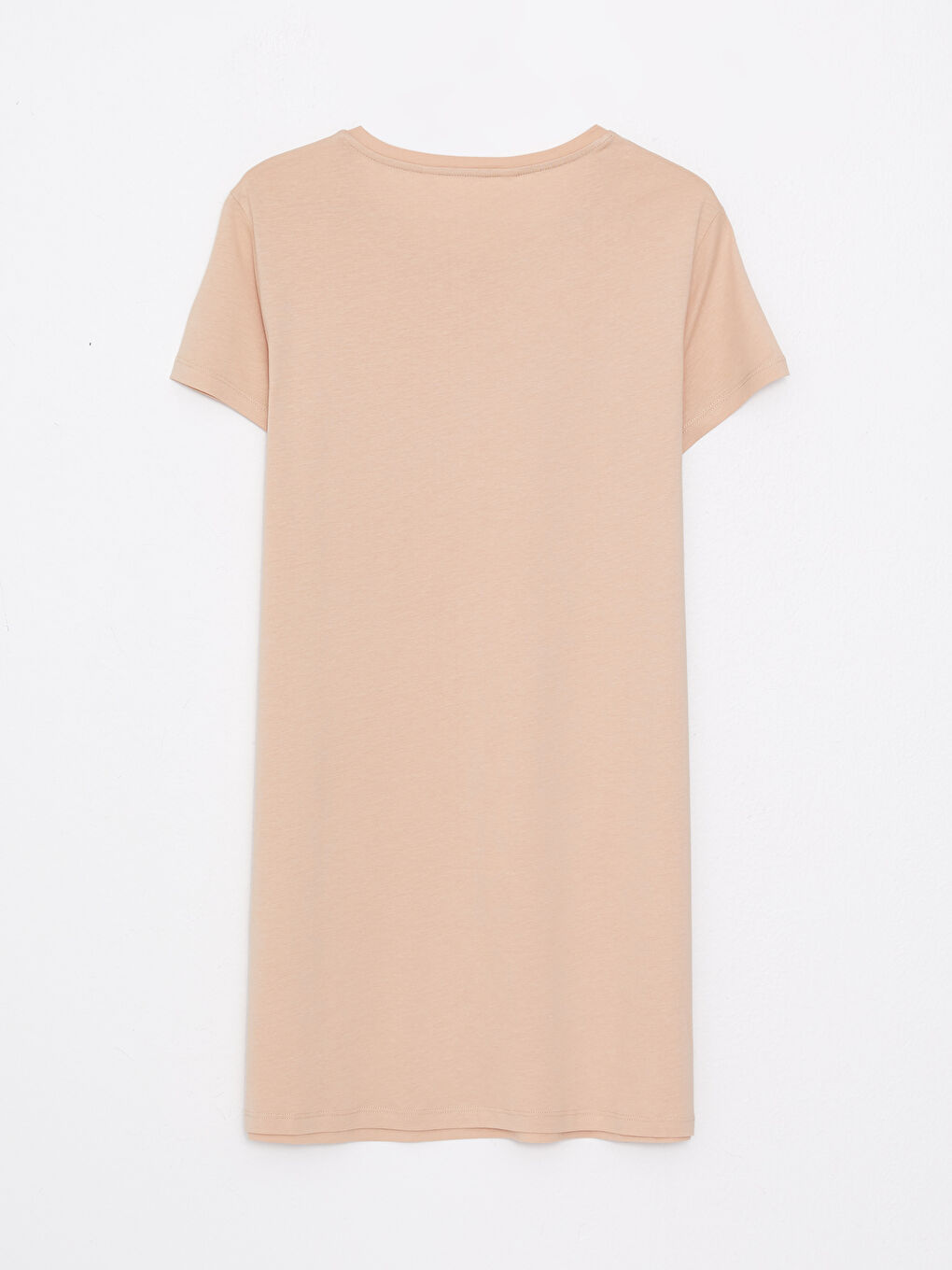 Crew Neck Women's Nightdress-6