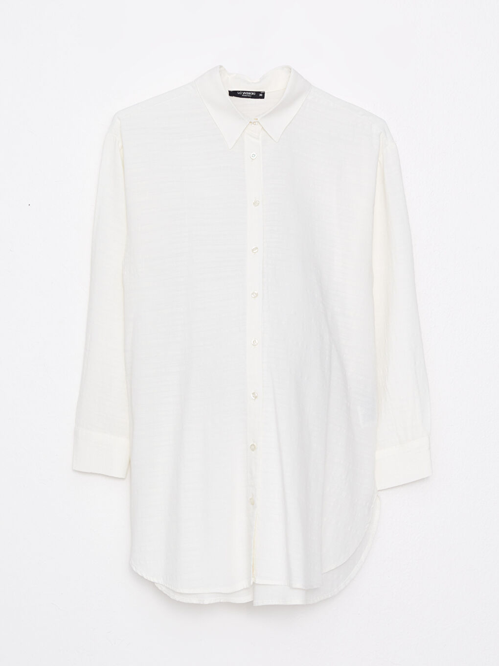 Buttoned Regular Long Sleeve Poplin Maternity Shirt -S2LG61Z8-FDL