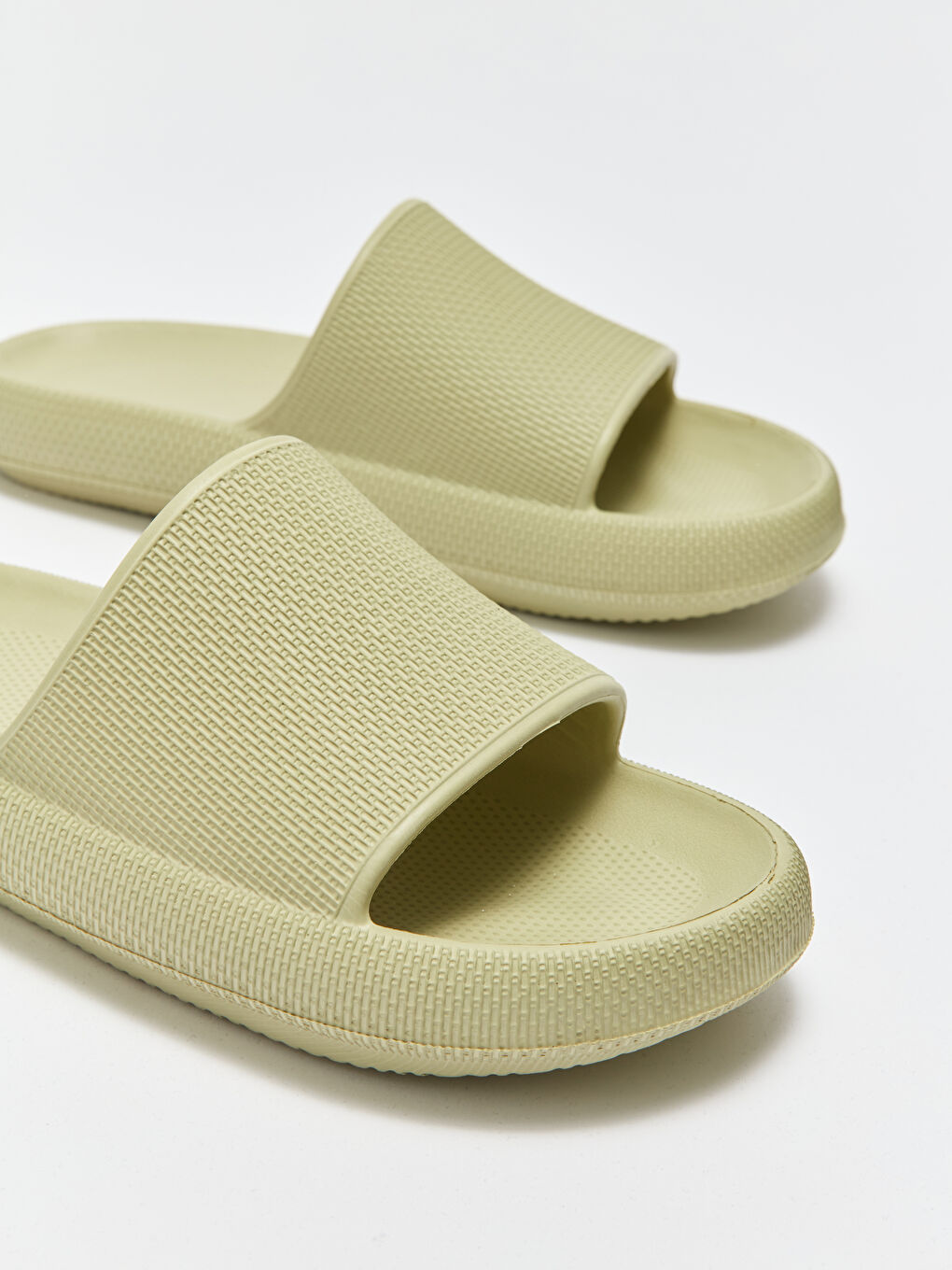 Yeşil Tek Bantlı Erkek Terlik-2