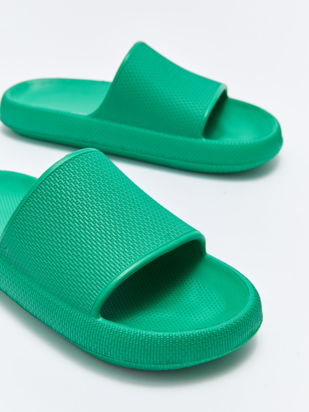 Yeşil Tek Bantlı Erkek Terlik-2