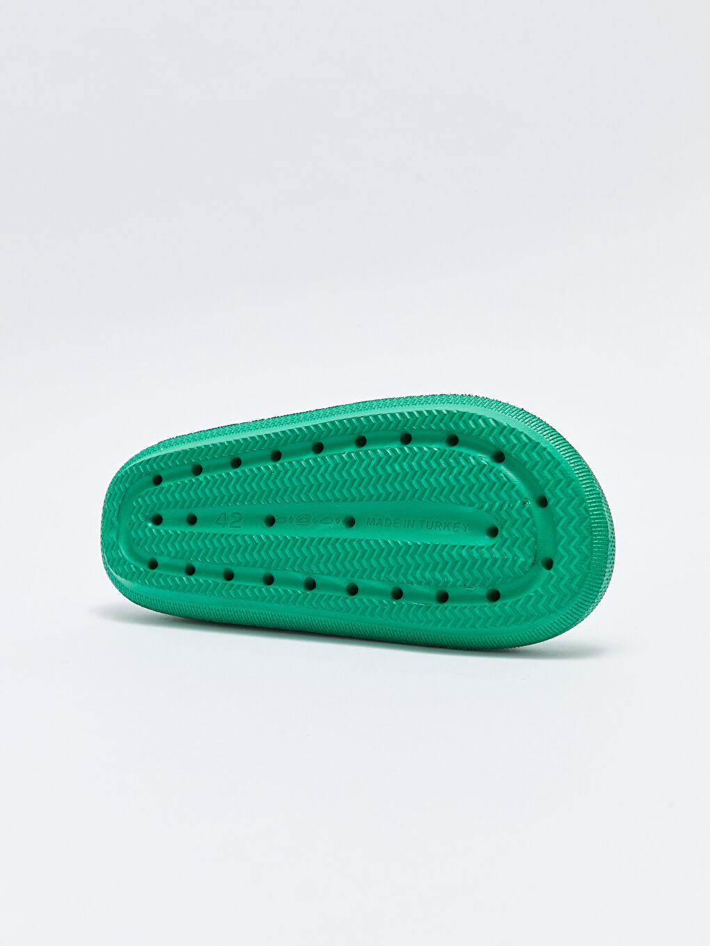 Yeşil Tek Bantlı Erkek Terlik-3