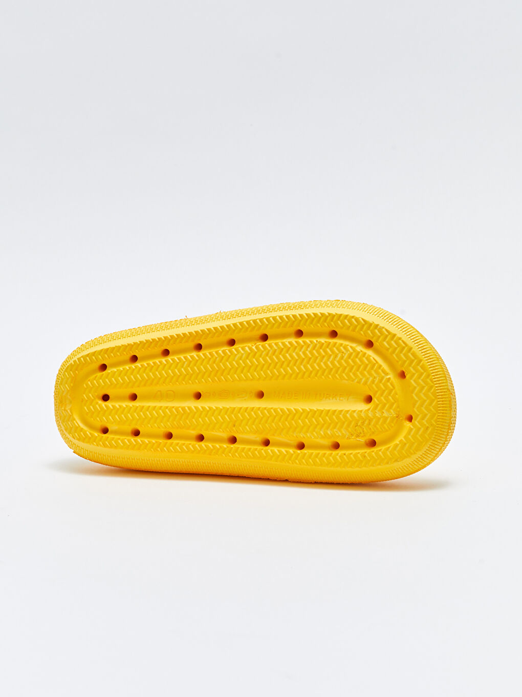 Sarı Tek Bantlı Erkek Terlik-3