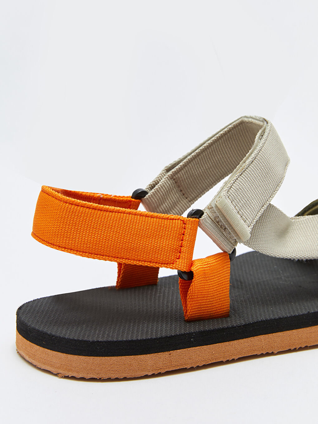 LCW STEPS Thick Sole Hook and Loop Men's Sandals -S2LG63Z8-F9C