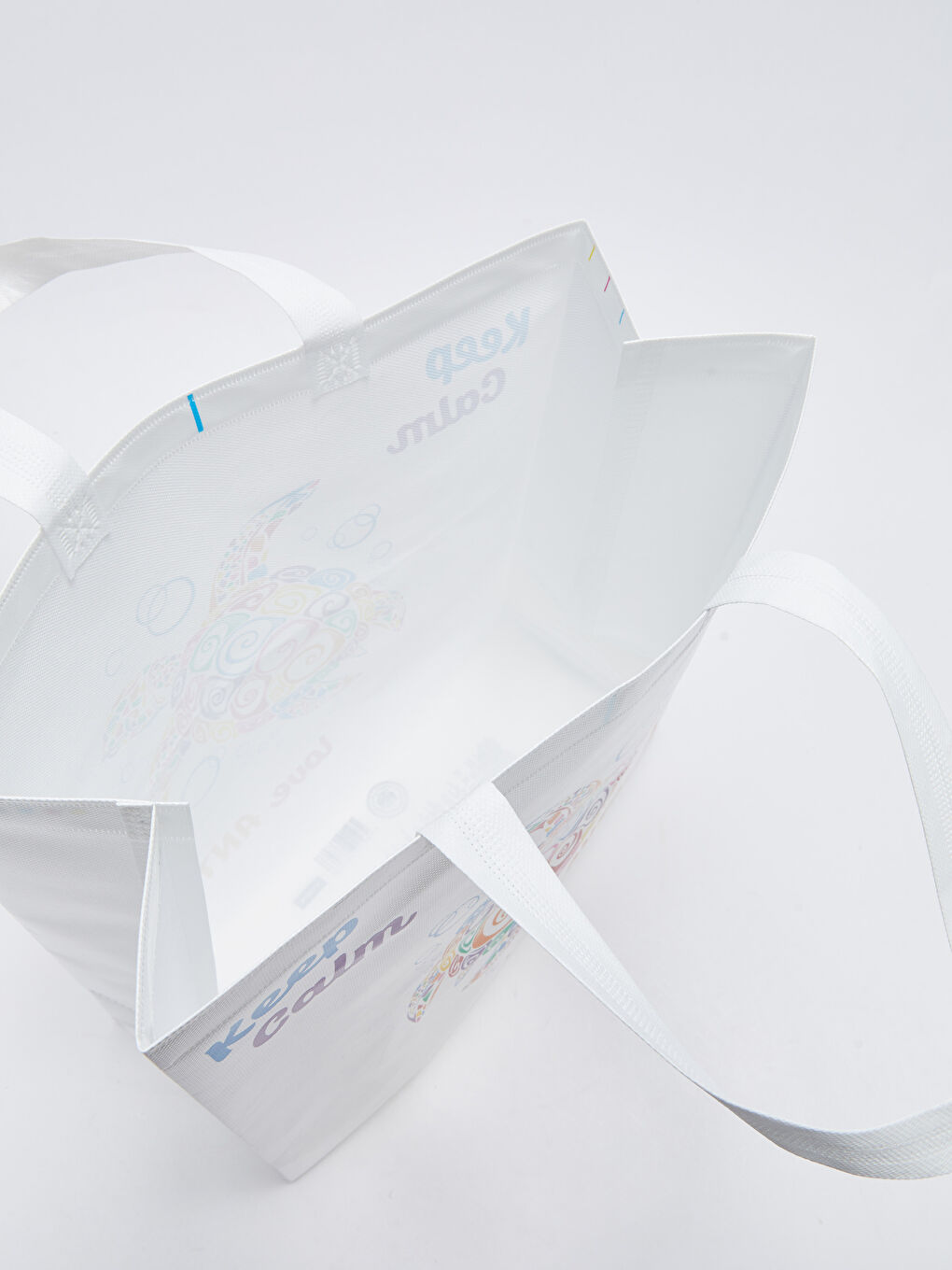 Karışık Antalya Baskılı Kadın Alışveriş Çantası-2