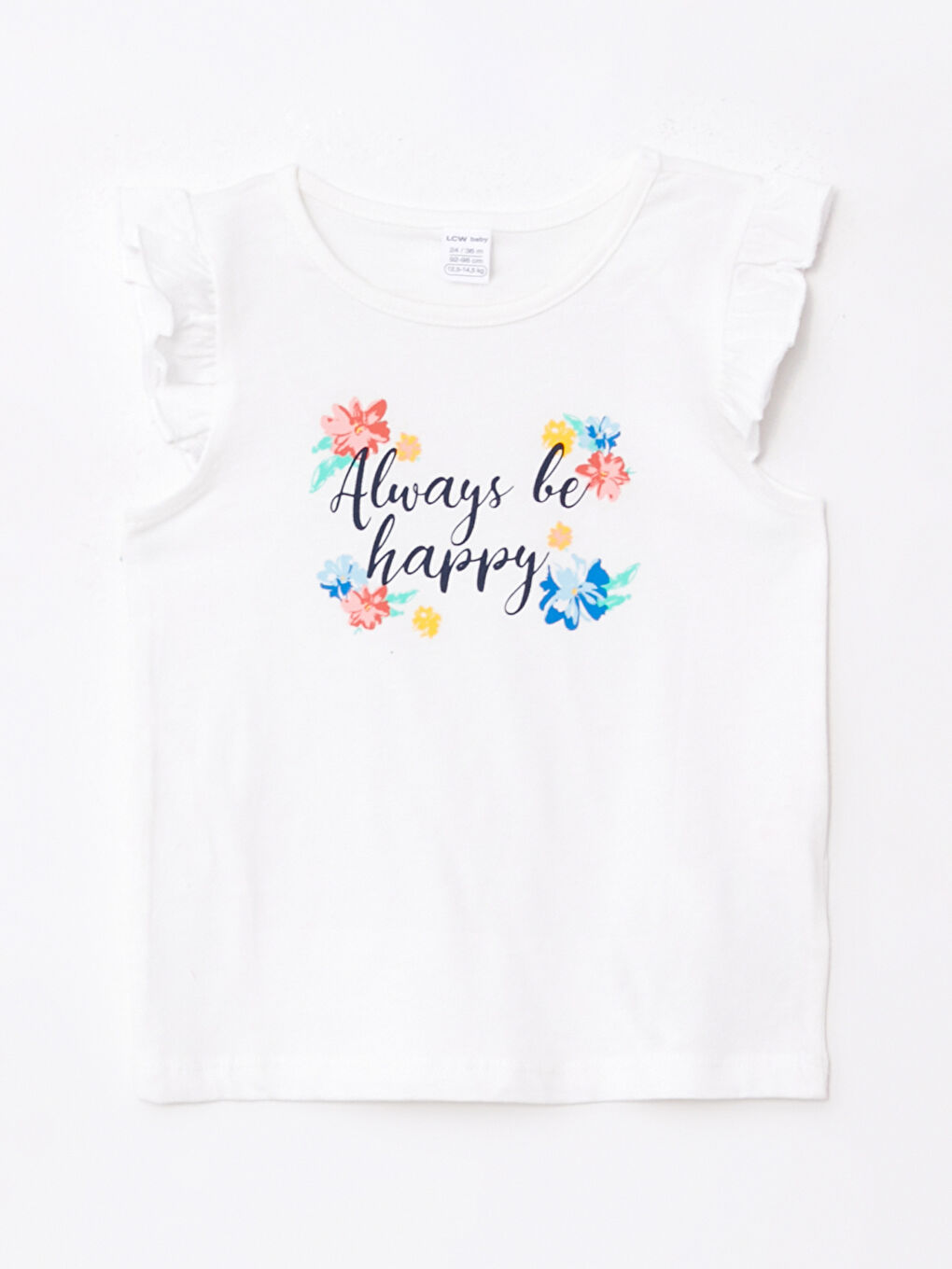 Lot de 2 T-shirts Bébé Fille en Coton Imprimé à Manches Courtes Col Rond-2
