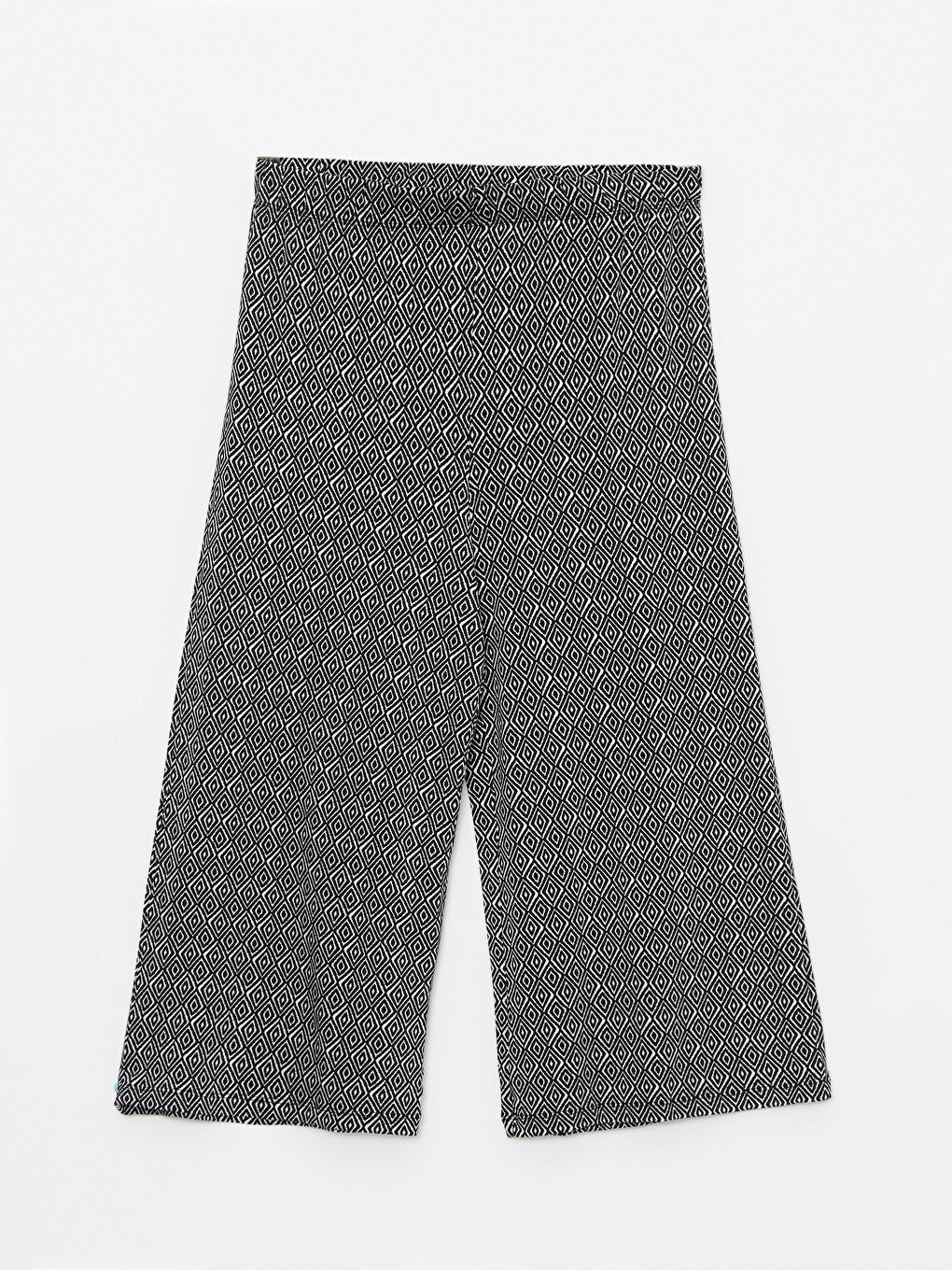 Patterned Women's Capri With Elastic Waist-5