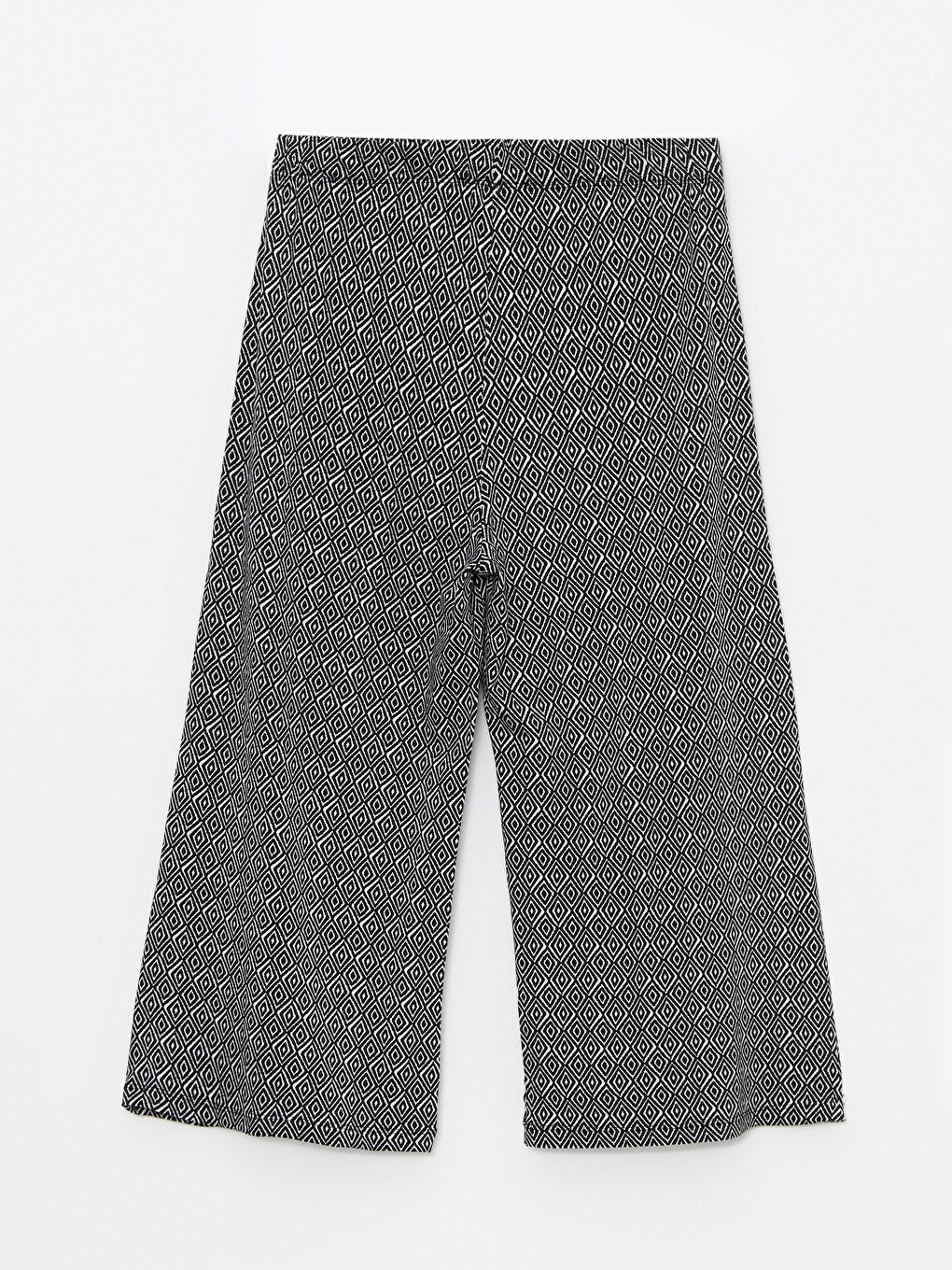 Patterned Women's Capri With Elastic Waist-6
