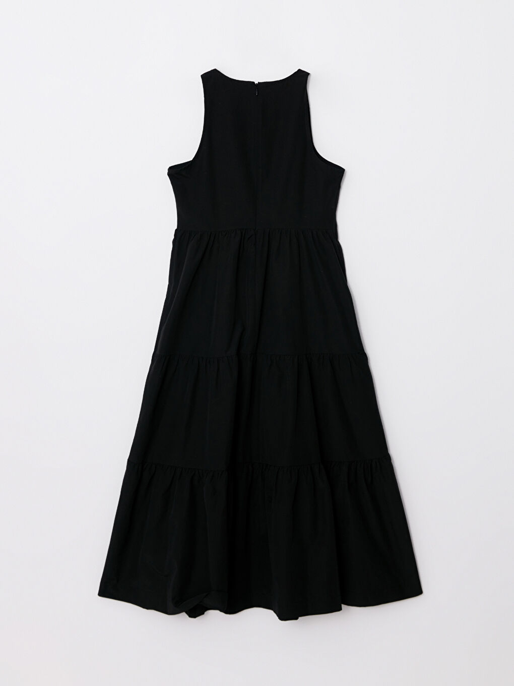 Women Crew Neck Straight Sleeveless Dress -S2LH81Z8-CVL