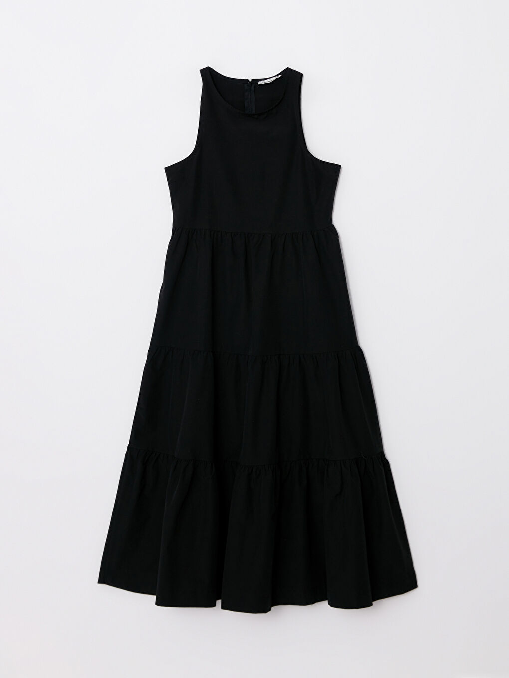 Women Crew Neck Straight Sleeveless Dress -S2LH81Z8-CVL