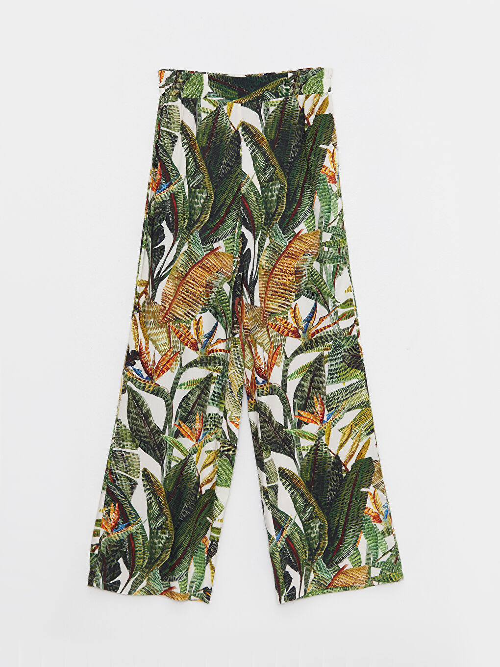 LCWAIKIKI Classic Pantalone sa elastičnim strukom i uzorkom za žene -S2LI49Z8-LRR