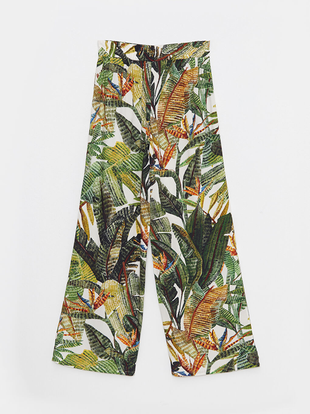 LCWAIKIKI Classic Pantalone sa elastičnim strukom i uzorkom za žene -S2LI49Z8-LRR