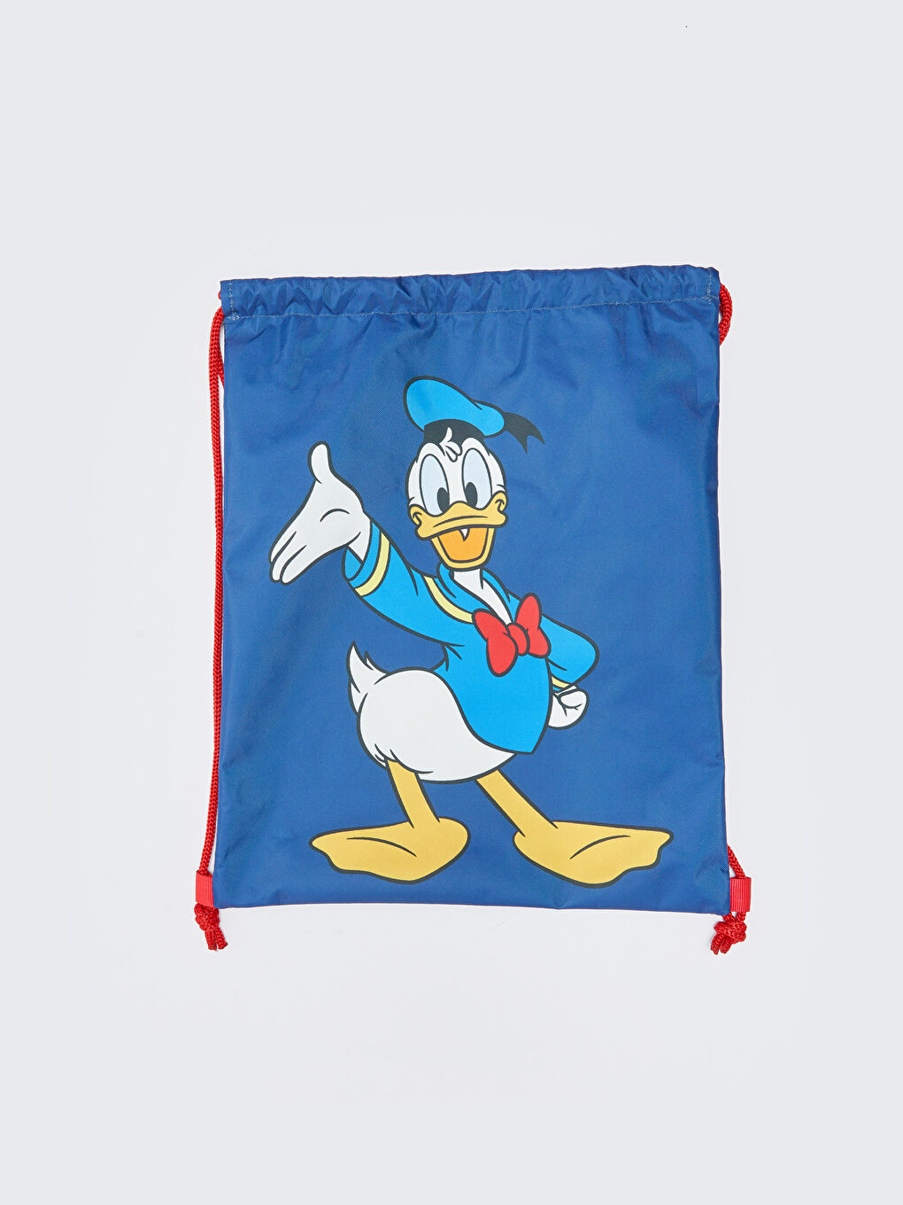 Mavi Donald Duck Lisanslı Büzgülü Erkek Çocuk Spor Çantası-1