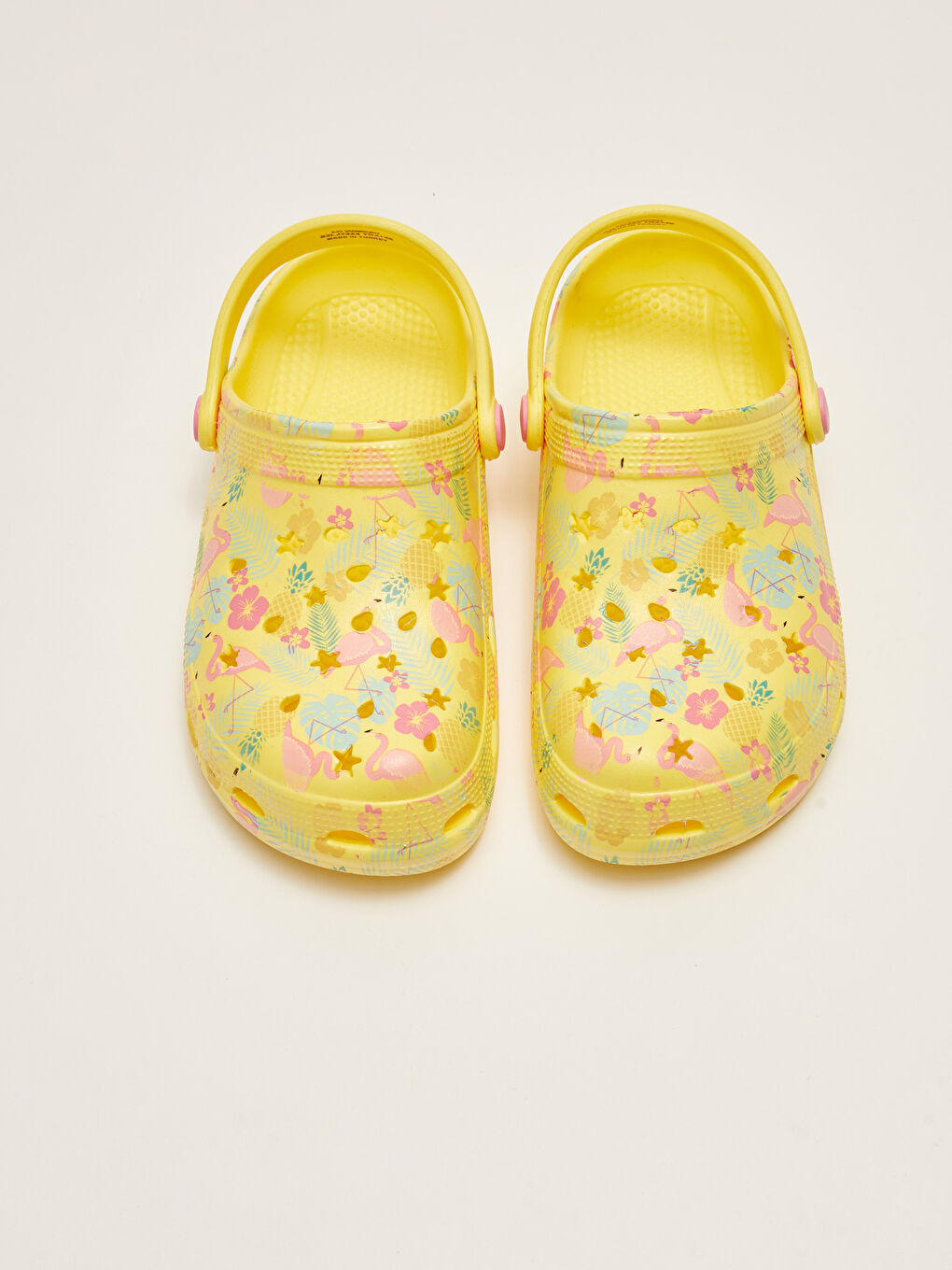 Пляжные сандалии для девочек с принтом и деталями застежки-пряжки-2