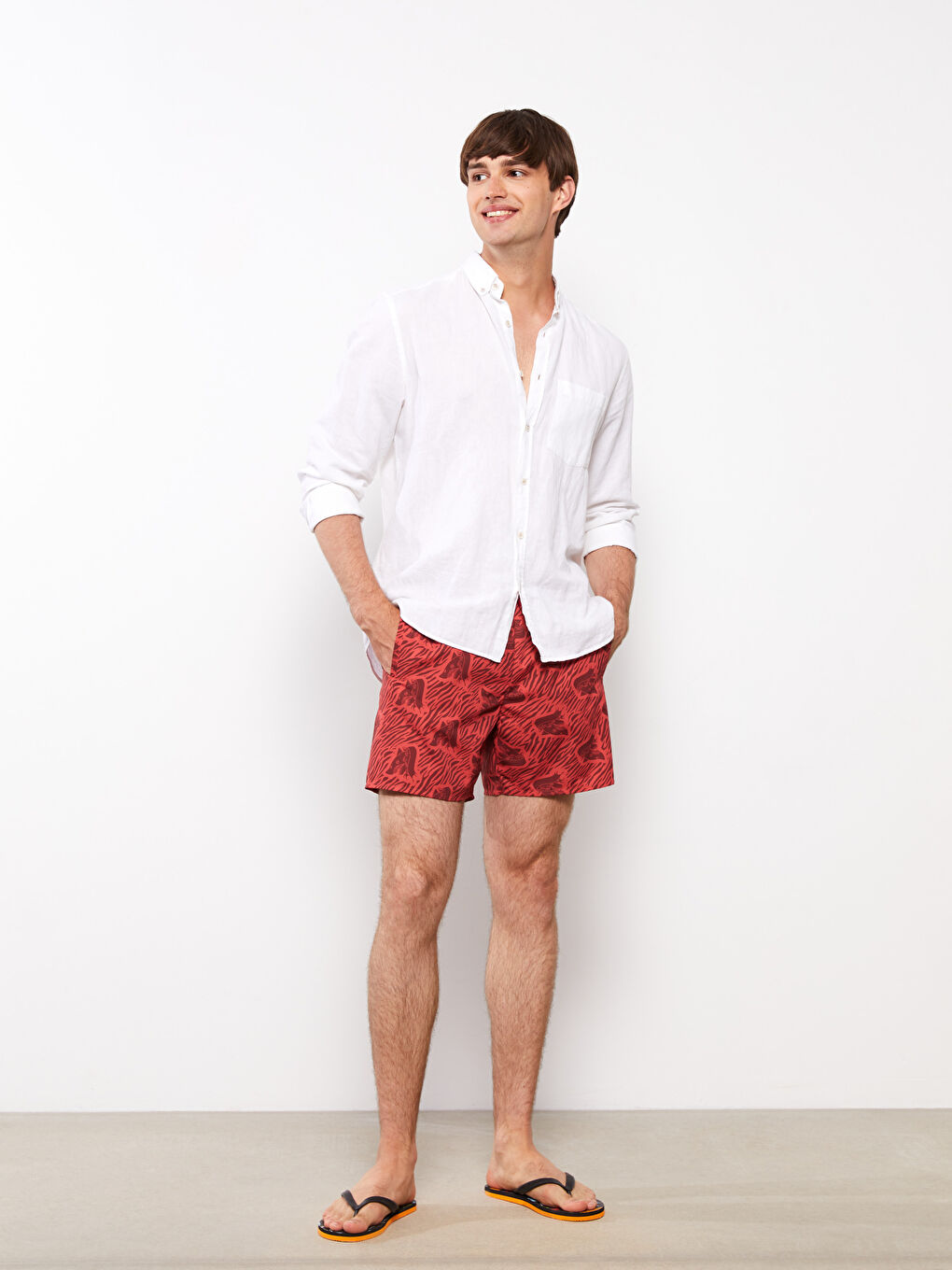 Short Pattern Men's Swimwear -S2LK45Z8-LTQ