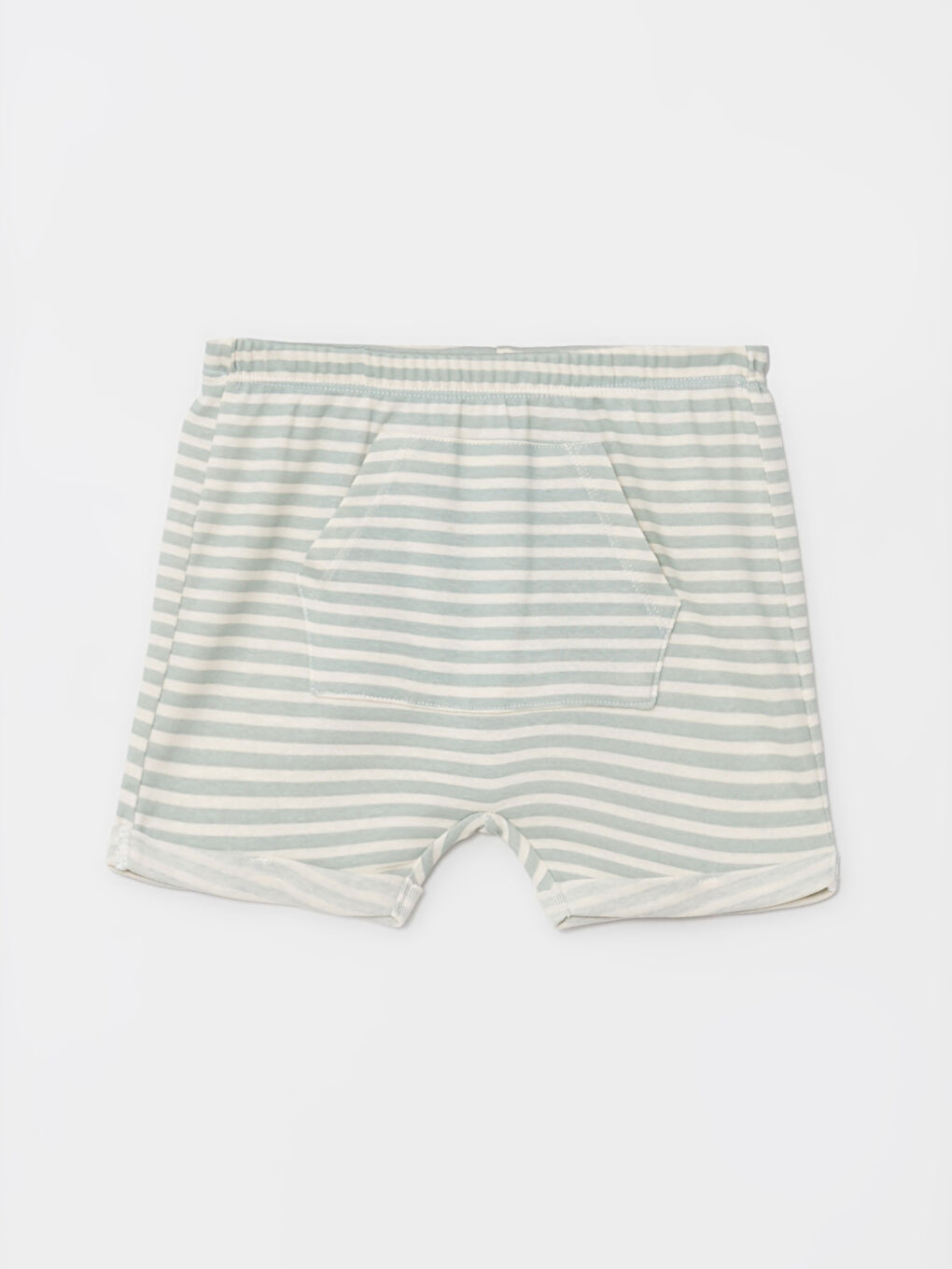 сәби ұлдарға арналған дөңгелек жағалы қысқа жең принтті бодик пен шорты 2 данадан тұратын жинақ-2