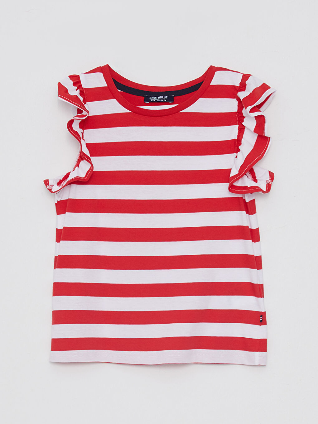 Crew Neck Printed Short Sleeve Cotton Girl T-shirt -S2LL43Z4-LJE