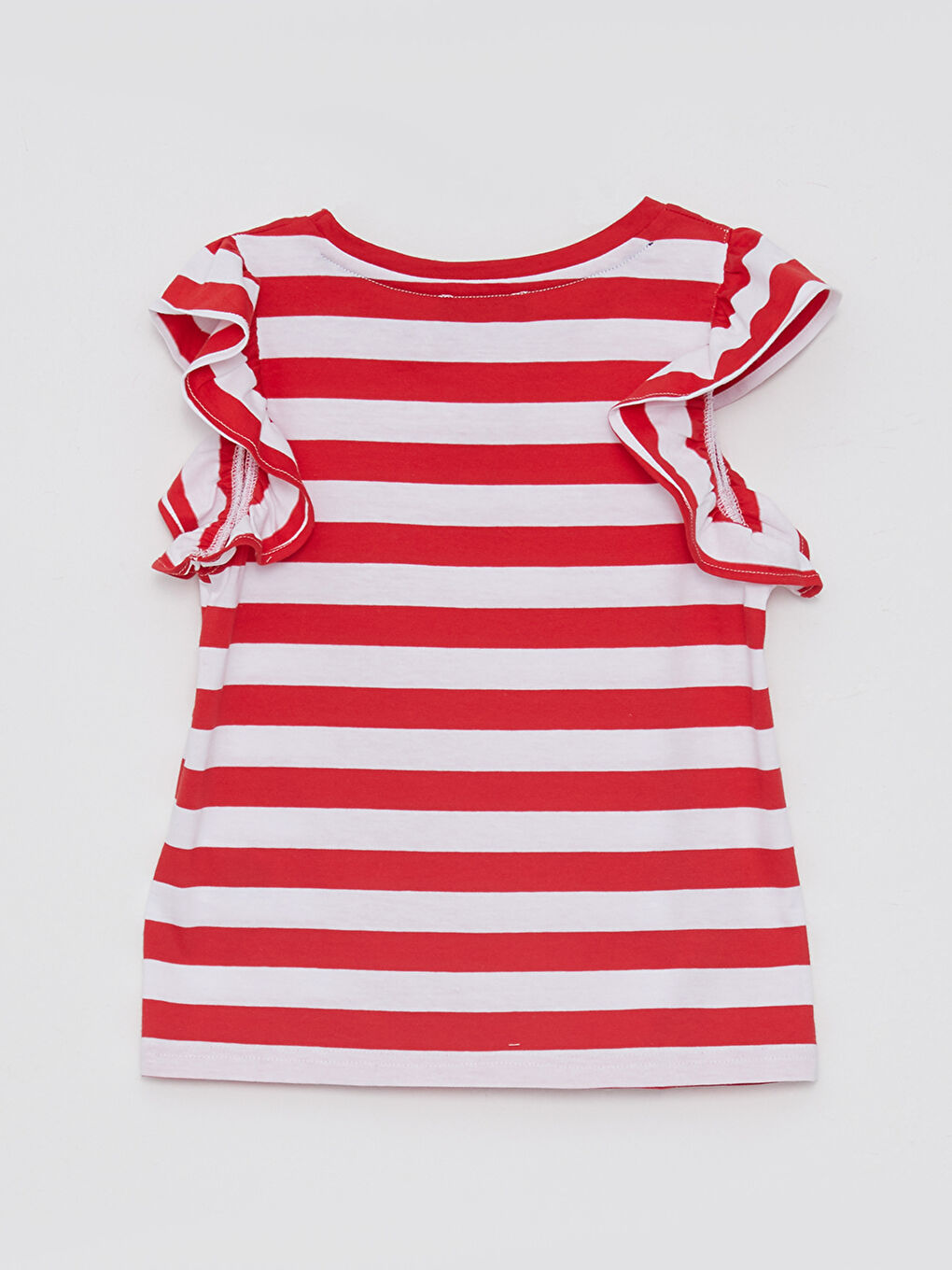 Crew Neck Printed Short Sleeve Cotton Girl T-shirt -S2LL43Z4-LJE