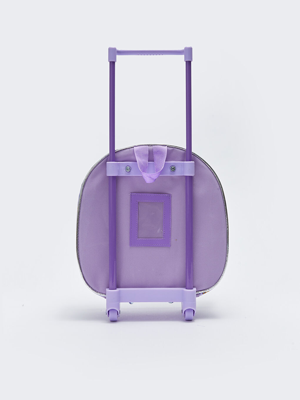 Lila Frozen Lisanslı Kız Çocuk Çekçekli Çanta-2