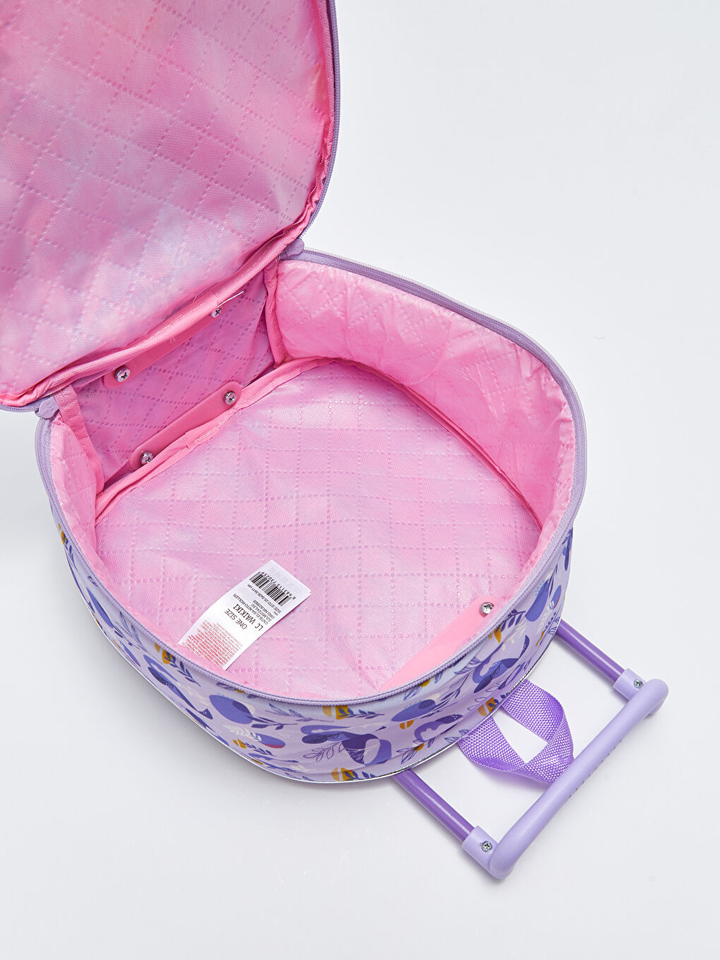 Lila Frozen Lisanslı Kız Çocuk Çekçekli Çanta-3