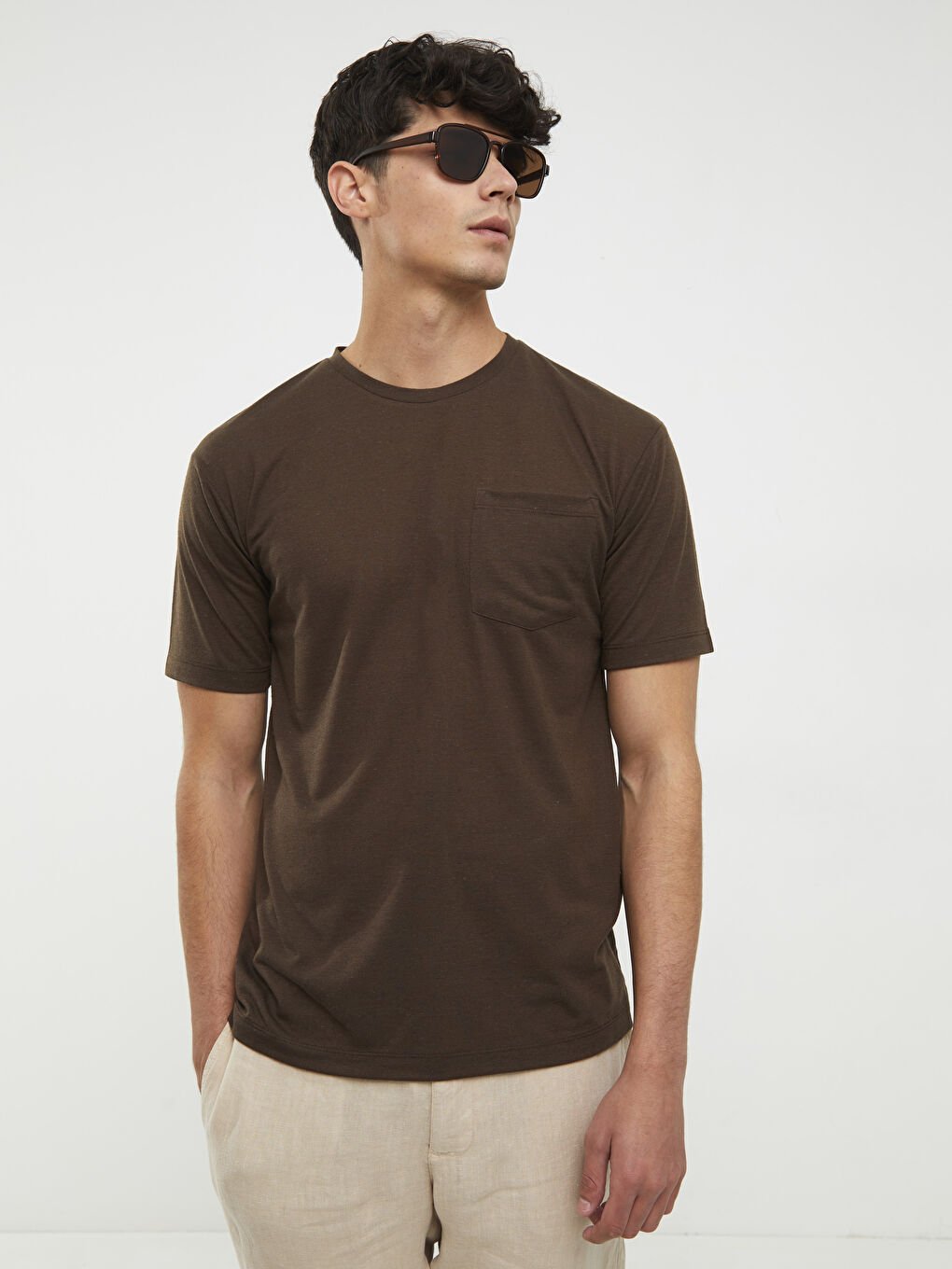 Crew Neck Jersey Men's T-Shirt-1