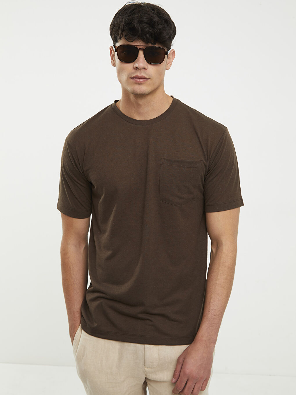 Crew Neck Jersey Men's T-Shirt-2