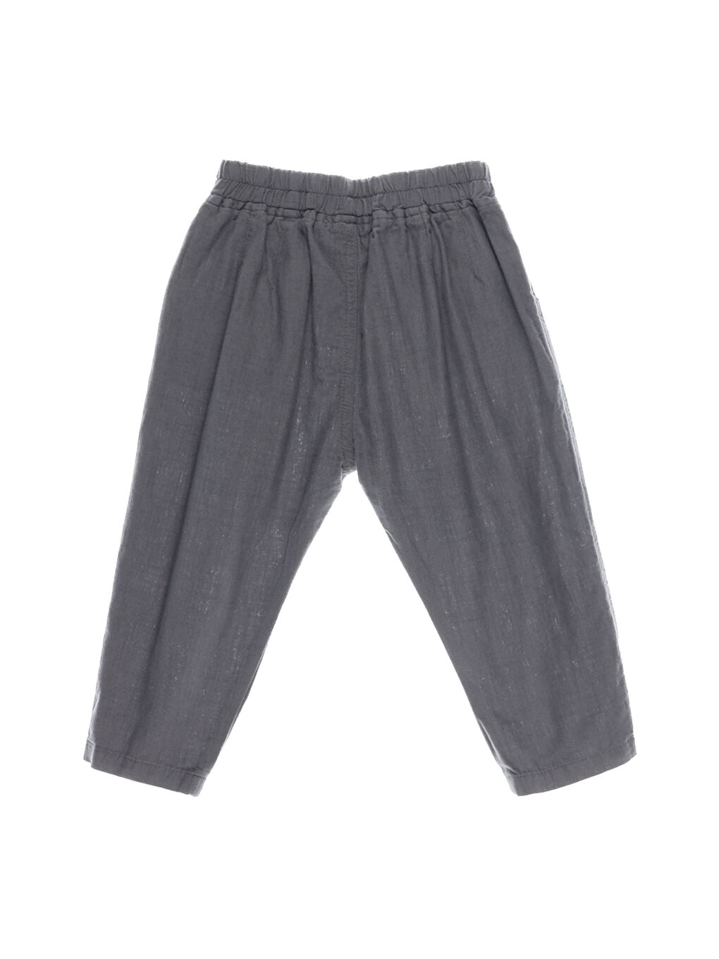 Antrasit Beli Lastikli Erkek Bebek Eşofman Alt-1