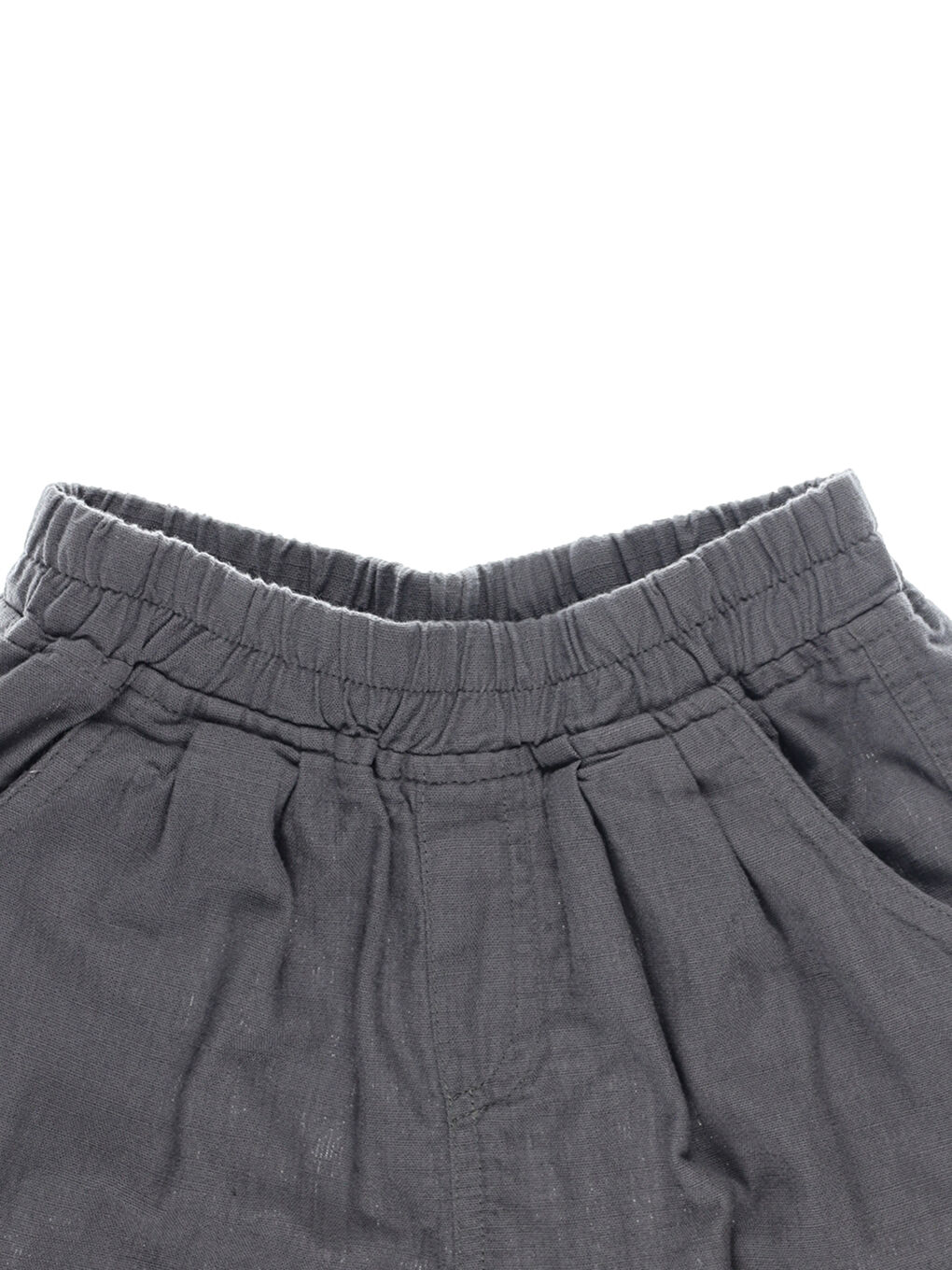 Antrasit Beli Lastikli Erkek Bebek Eşofman Alt-2