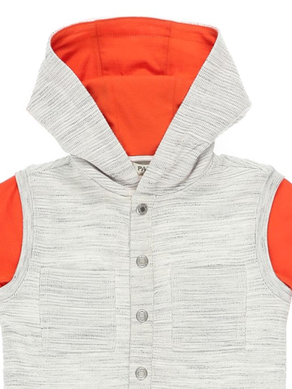 Beyaz Kapüşonlu Erkek Bebek  Salopet-2