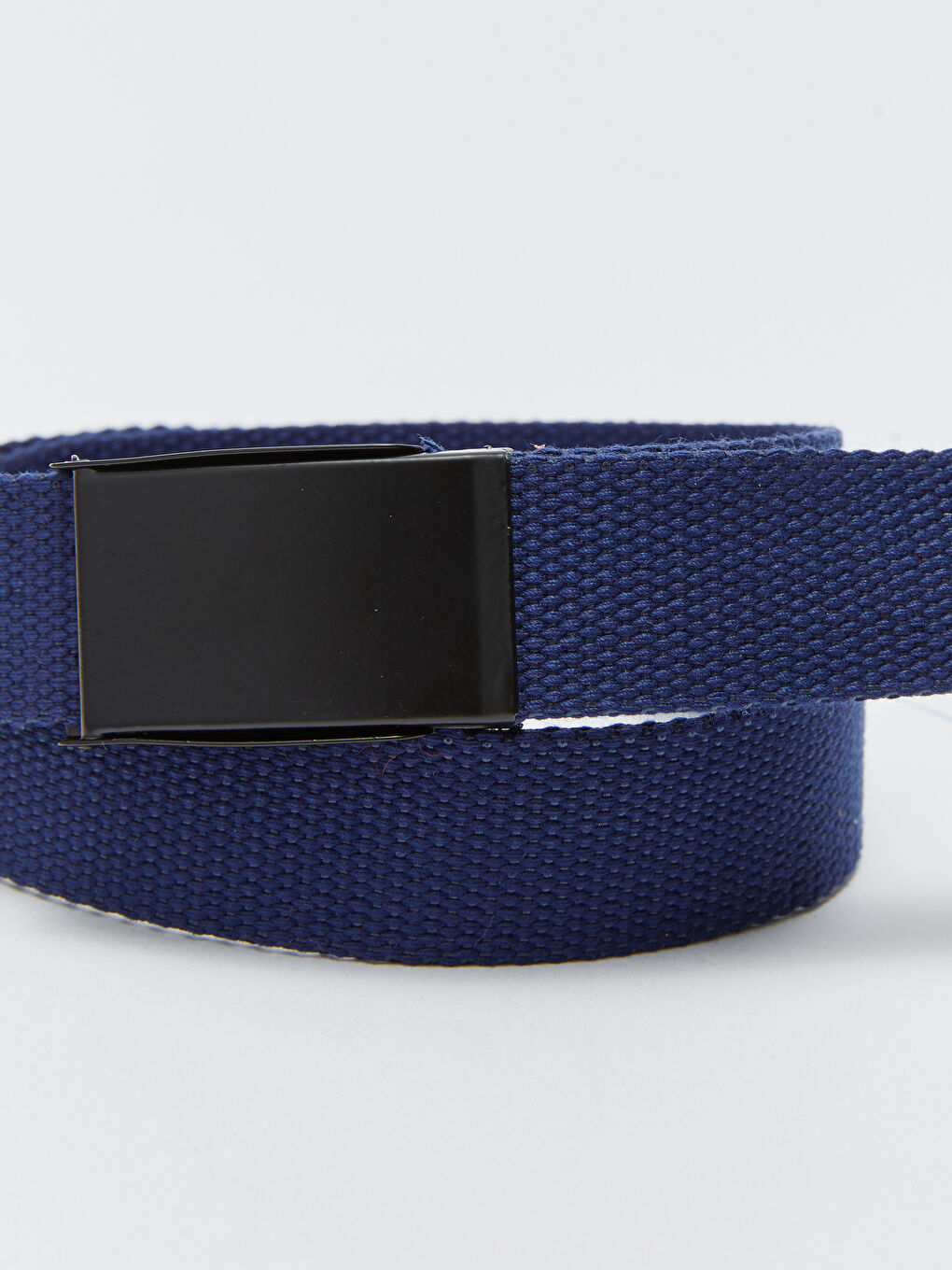Lacivert Kalın Erkek Çocuk Dokuma Kemer-3
