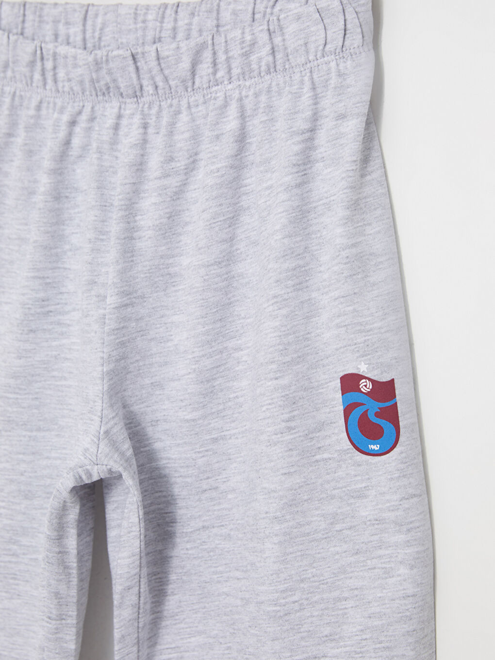 Bordo Bisiklet Yaka Trabzonspor Baskılı Kısa Kollu Erkek Çocuk Şortlu Pijama Takımı-3