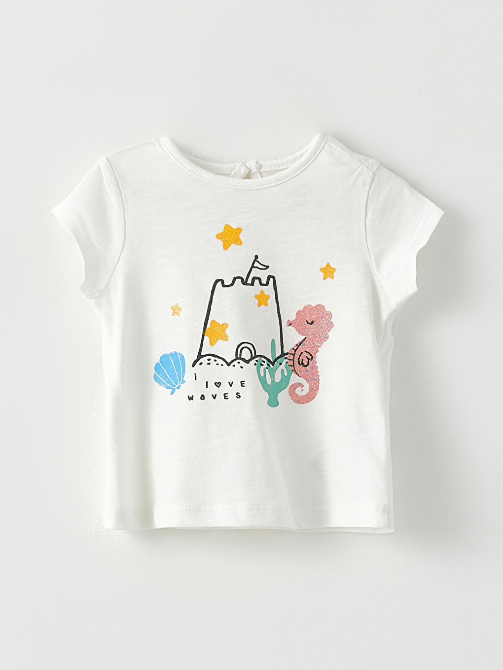 T-shirt et Leggings Imprimés à Manches Courtes Col Rond pour Bébé Fille - Lot de 4 Pièces-2