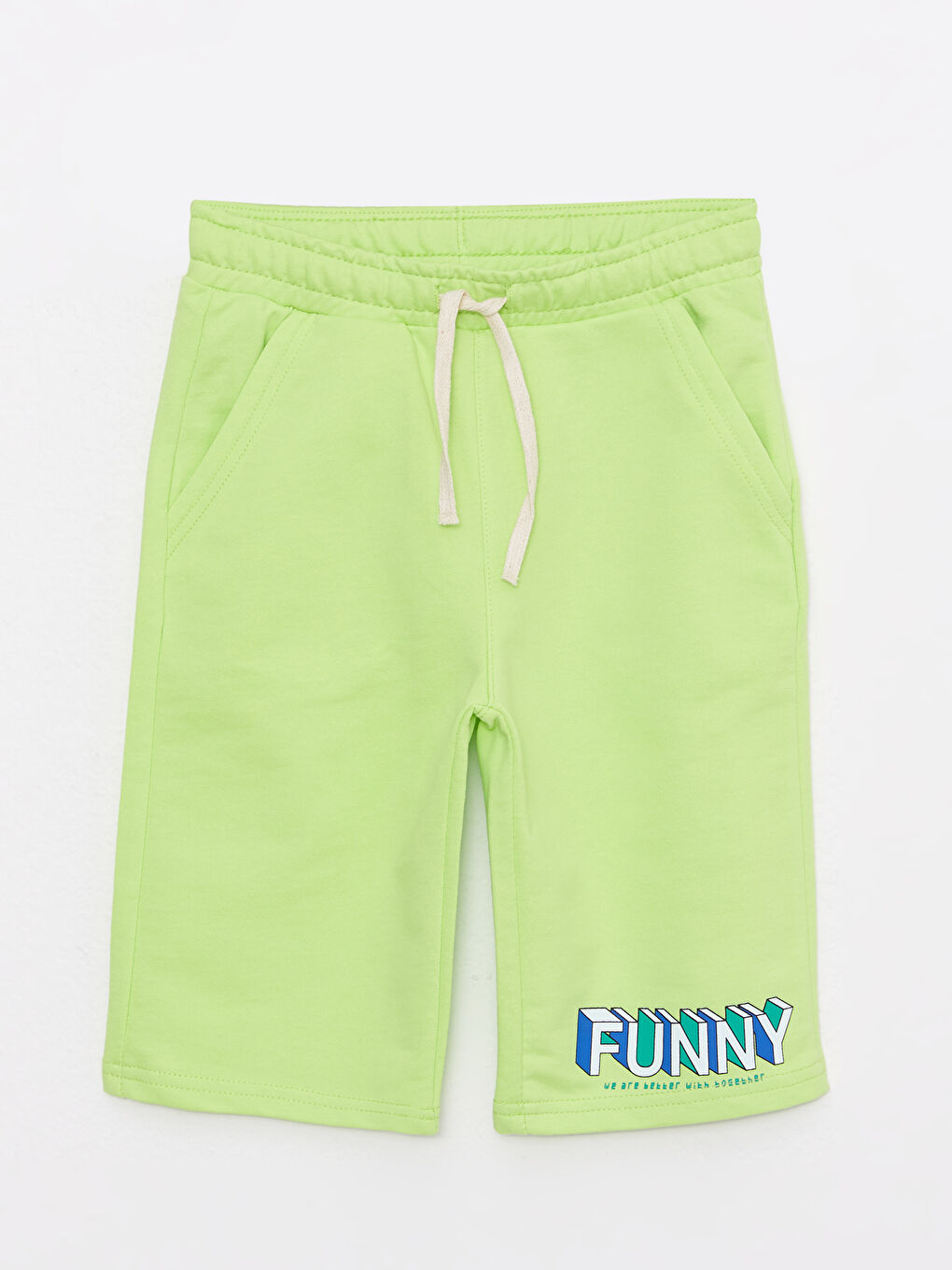 Yeşil Beli Lastikli Baskılı Erkek Çocuk Roller