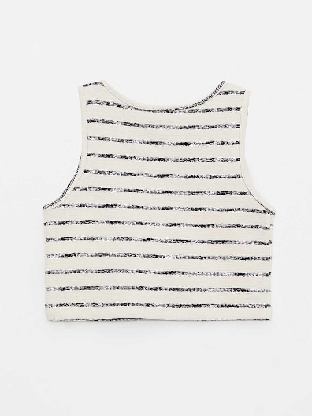 LCW Kids Rundhalsausschnitt Gestreiftes Baumwolle Mädchen Tanktop -S2LR28Z4-LGS