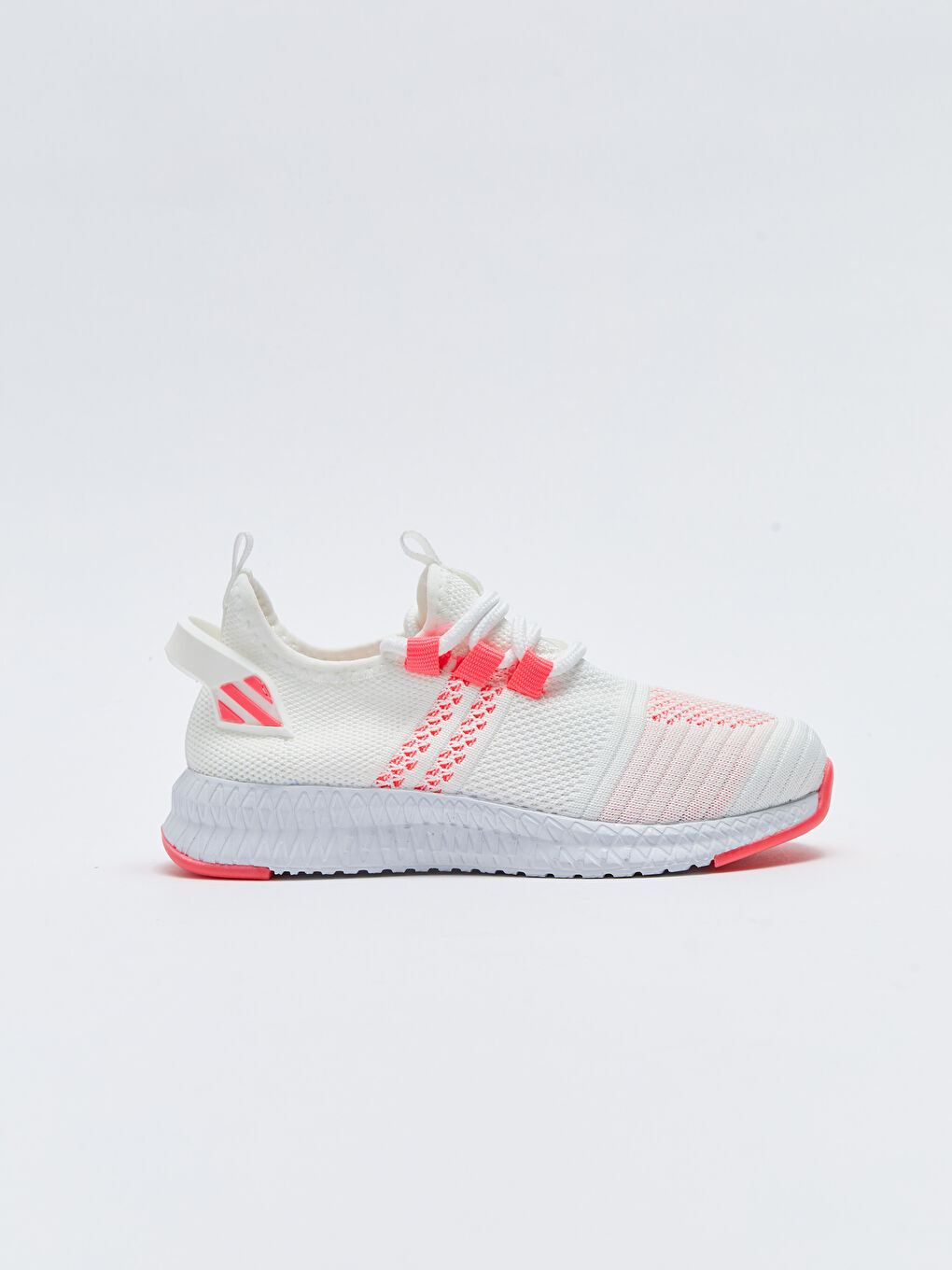 Beyaz Bağcıklı Kız Çocuk Aktif Spor Ayakkabı-1