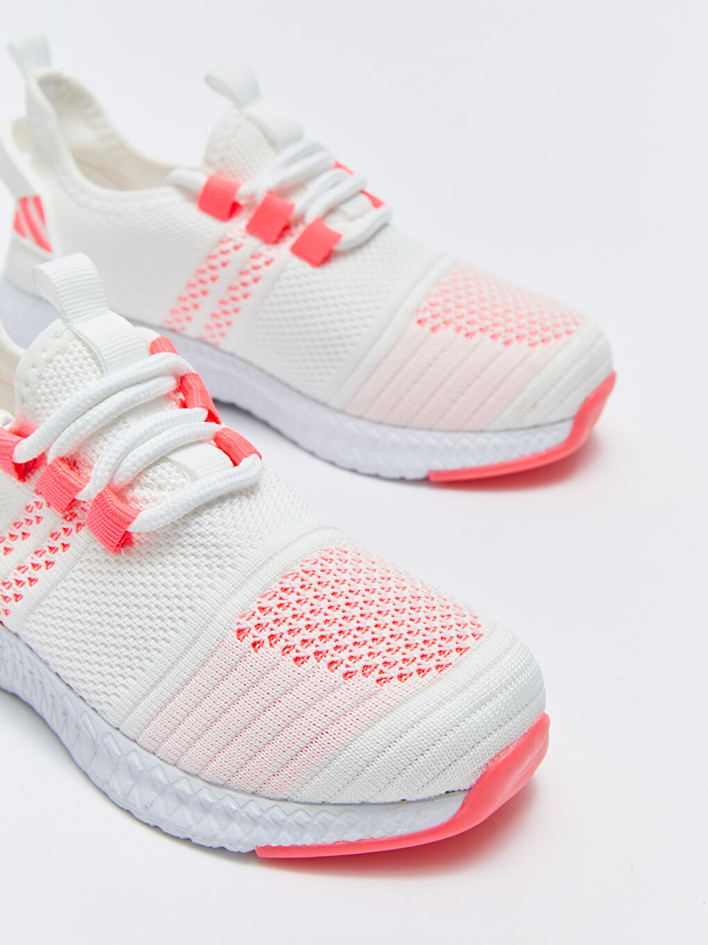 Beyaz Bağcıklı Kız Çocuk Aktif Spor Ayakkabı-2