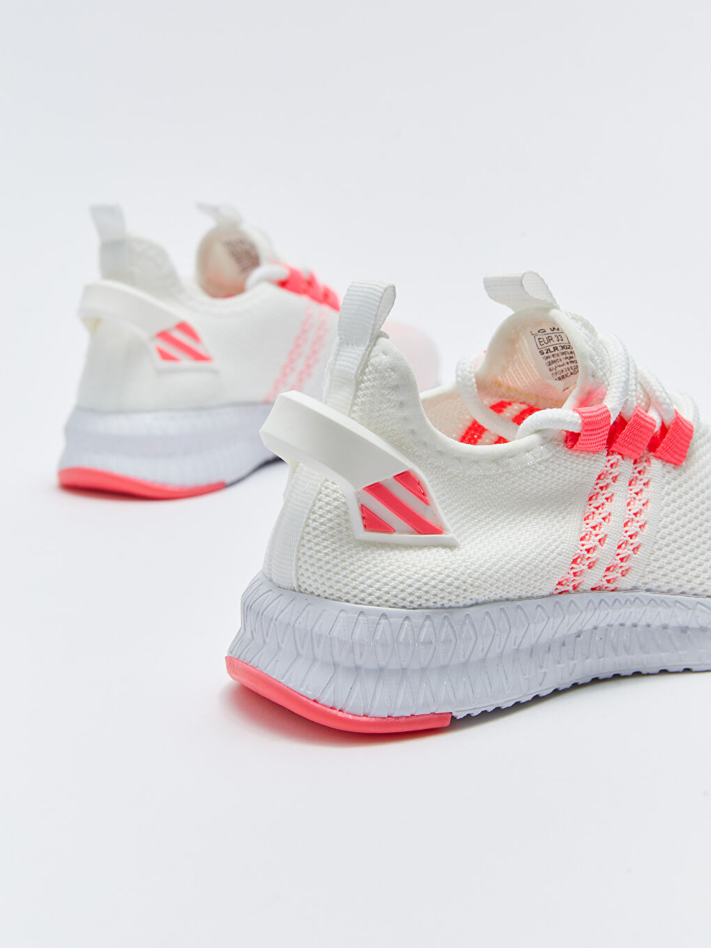 Beyaz Bağcıklı Kız Çocuk Aktif Spor Ayakkabı-4