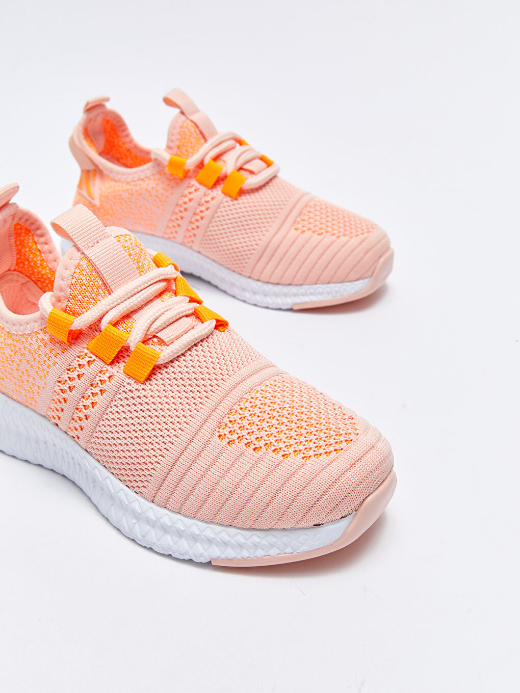Pembe Bağcıklı Kız Çocuk Aktif Spor Ayakkabı-2