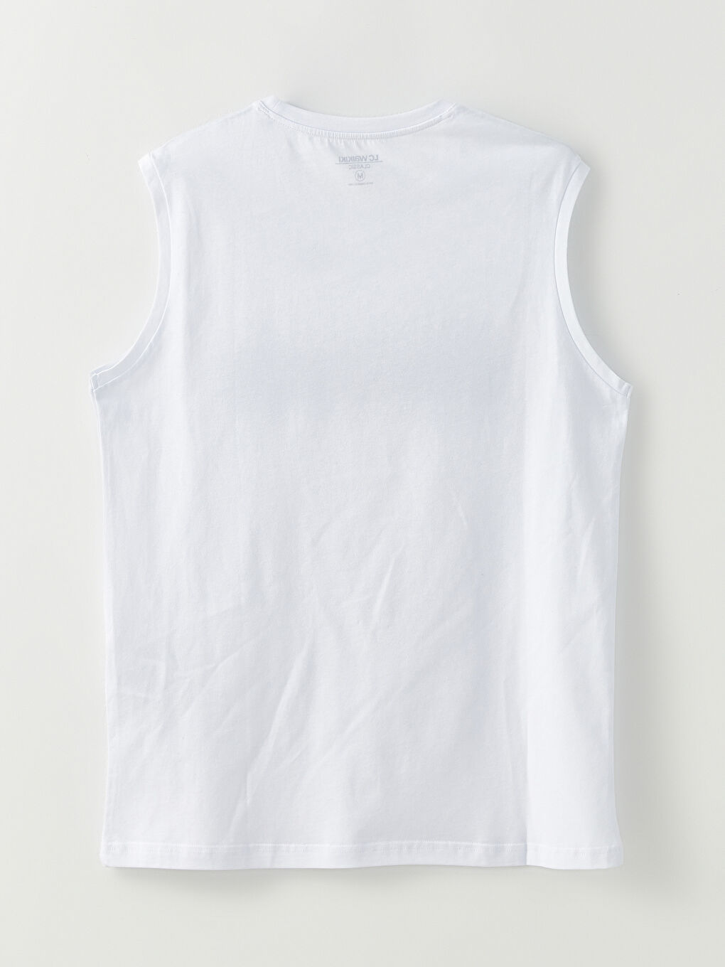 T-shirt sans manches imprimé à col rond pour Hommes-7