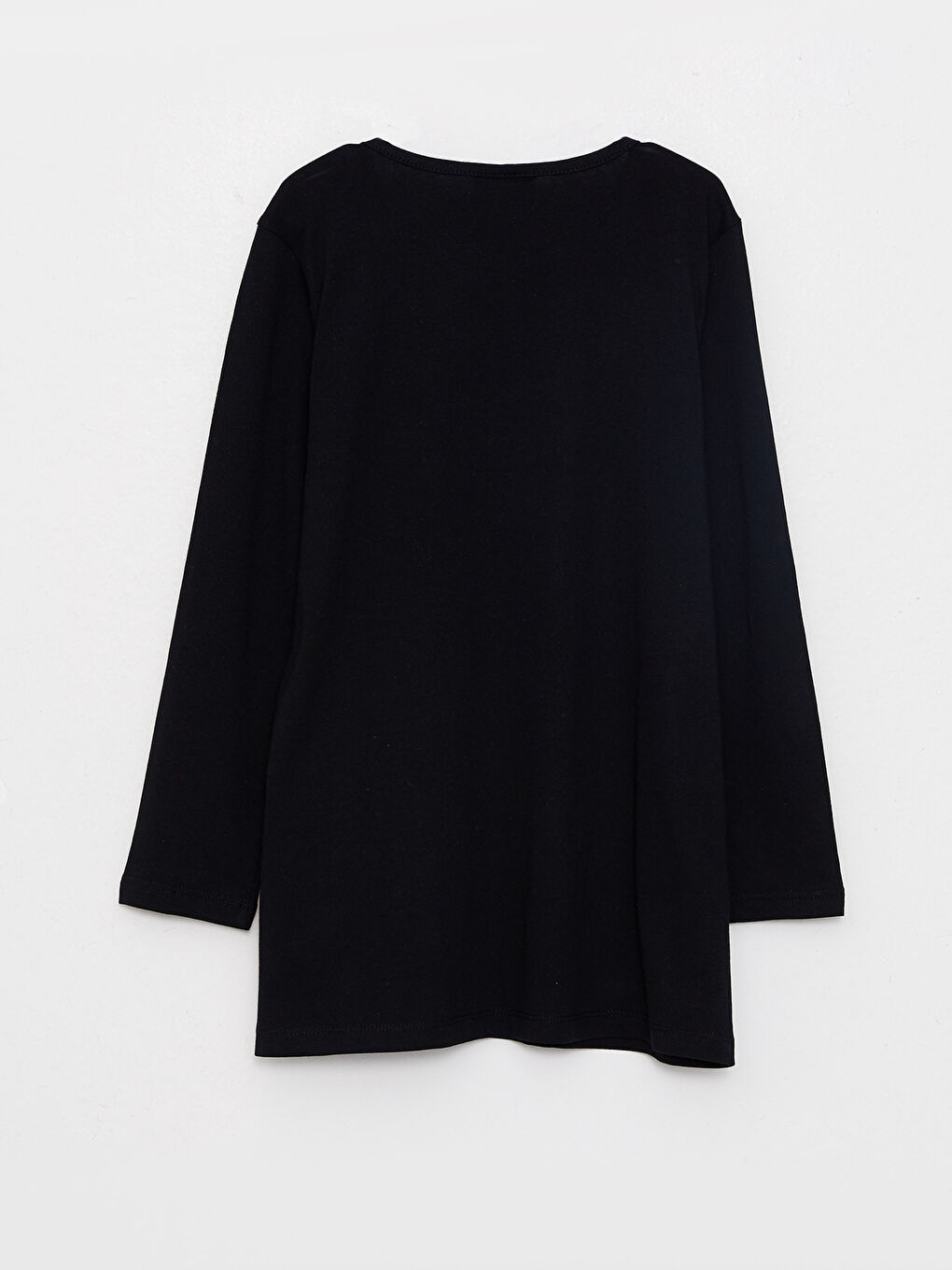 Crew Neck Printed Long Sleeve Girls' Tunic-1