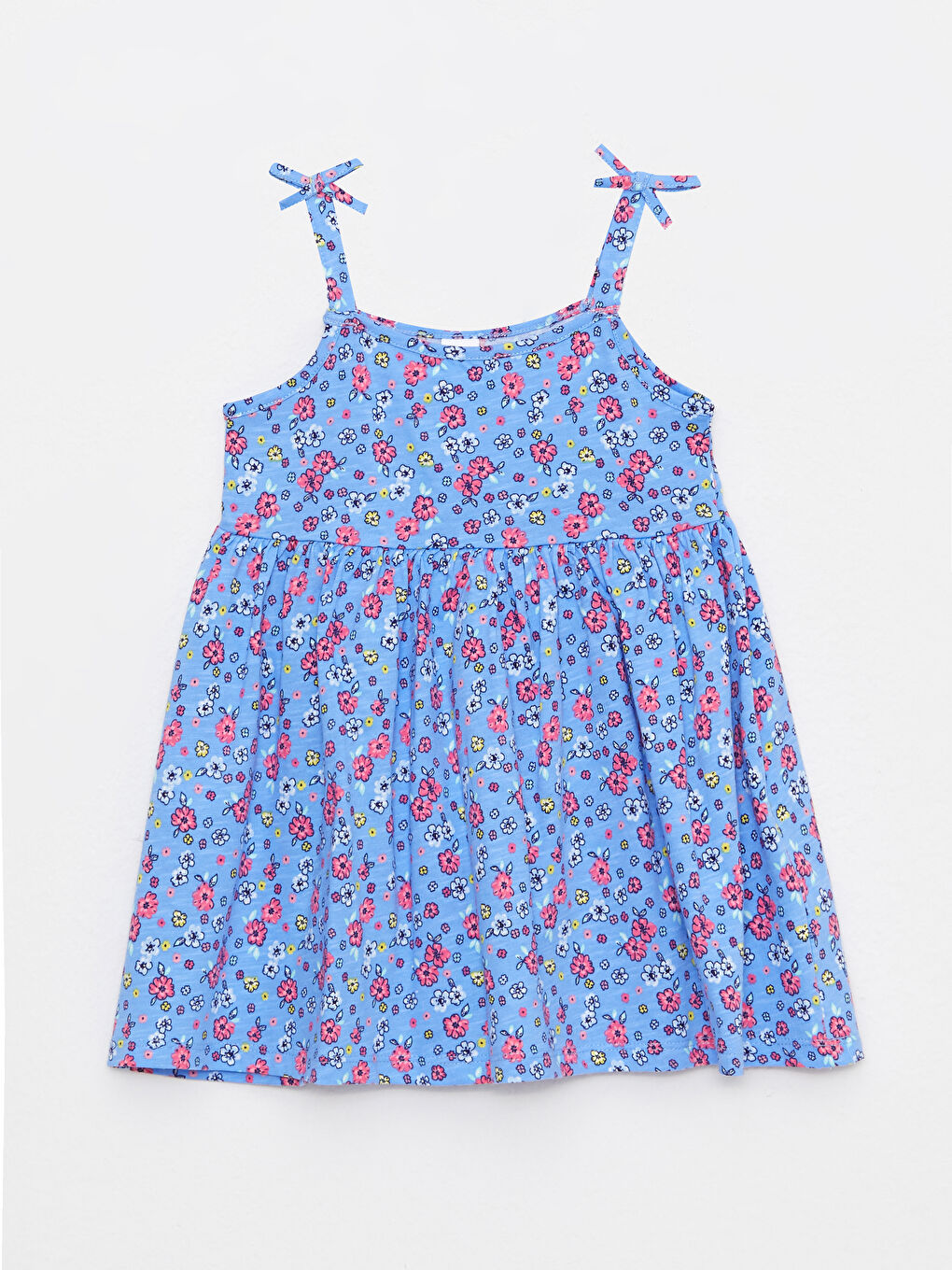LCW baby Square Collar Sleeveless Printed Baby Girls' Dress -S2LS75Z1-LQQ