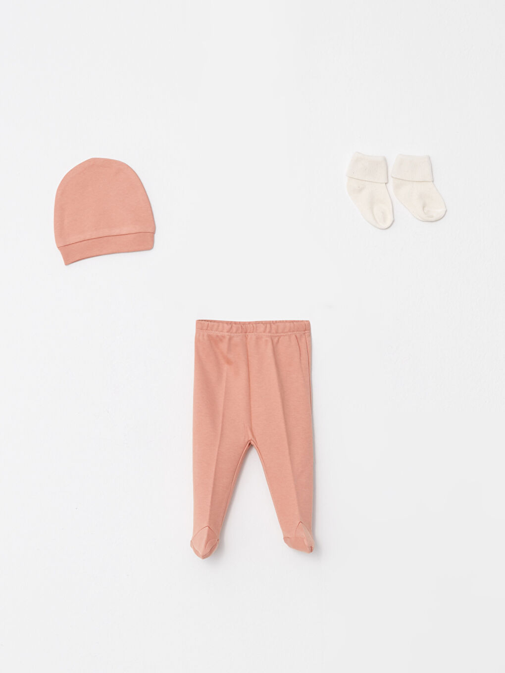 Ekru Bebbek Baskılı Erkek Bebek Kutulu Hastane Çıkış Seti-3