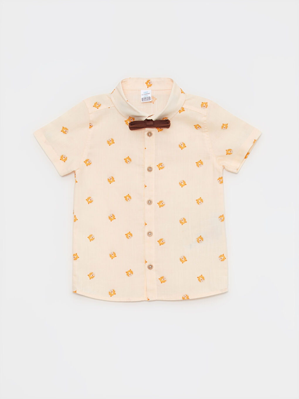 Short Sleeve Printed Cotton Baby Boy Set of 4-2