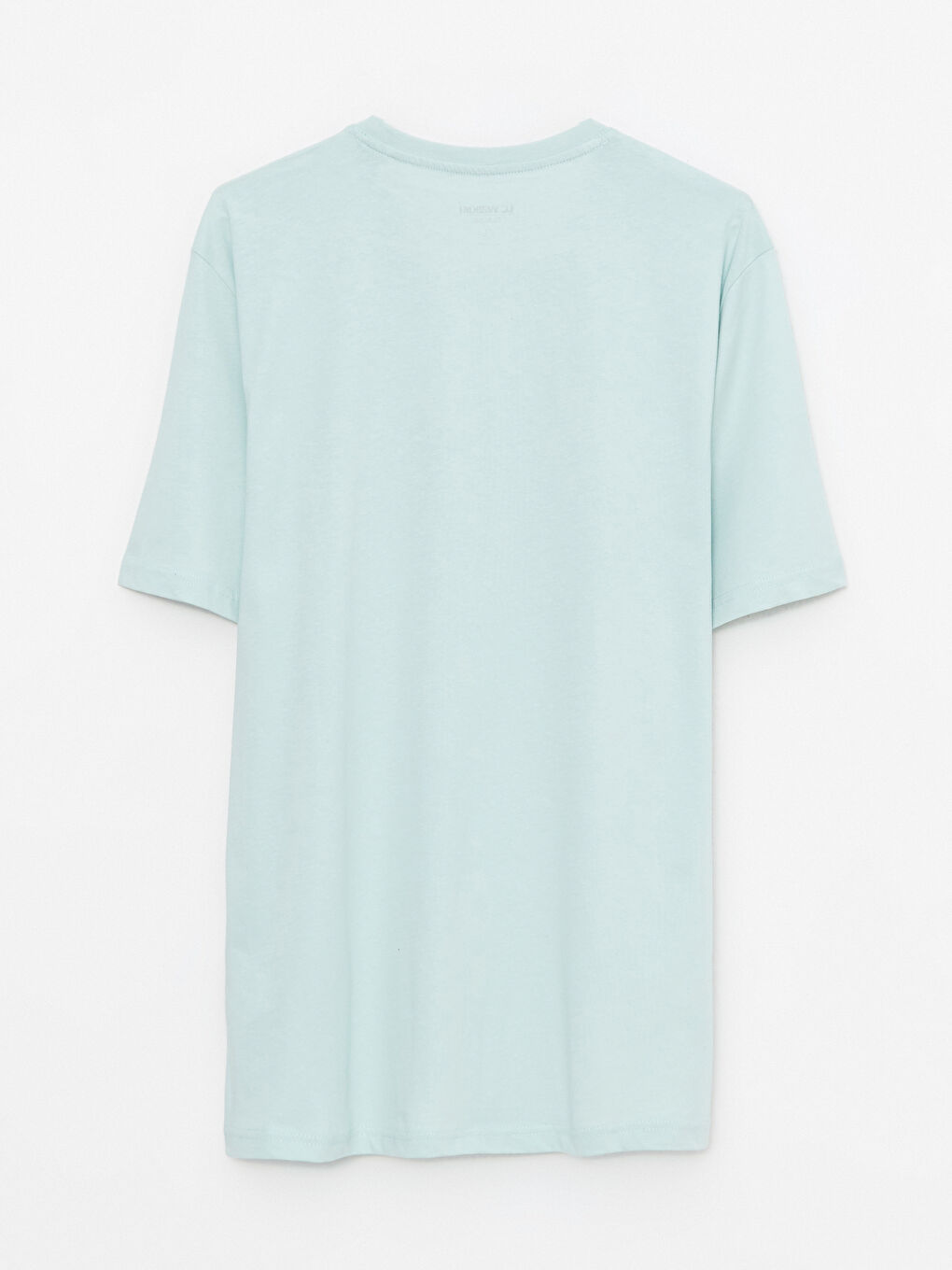 تيشيرت رجالي ياقة دائرية كم قصير مطبوع قطن ممشط-6